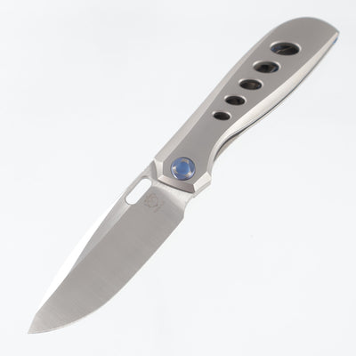 Poikilo Gecko WS4 - Pearlescent Stonewash Titanium w/ Ovals - Satin M398