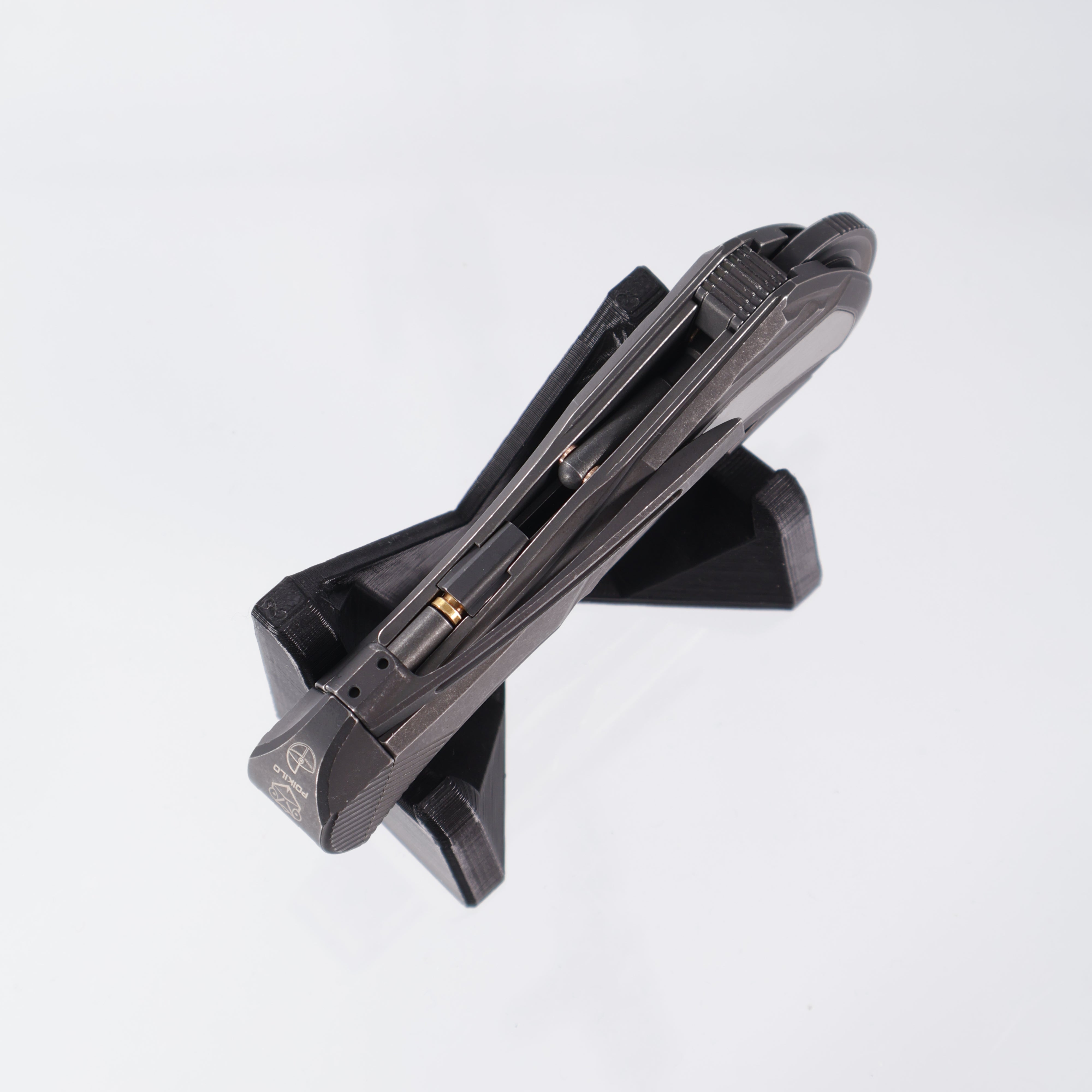 Poikilo Carmen - Dark Stonewash, Recurved Tanto M398 - Dark Stonewash Titanium - S2