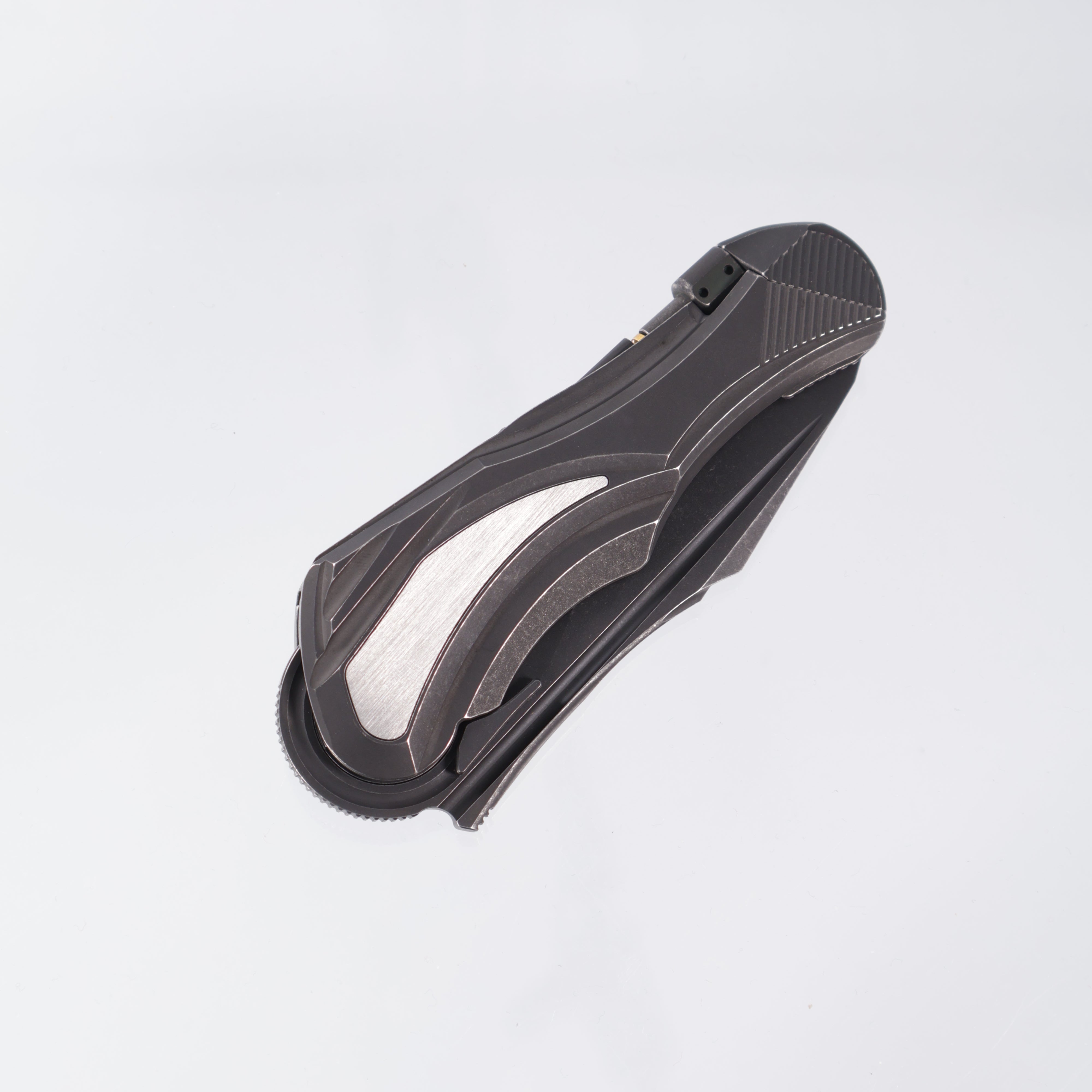 Poikilo Carmen - Dark Stonewash, Recurved Tanto M398 - Dark Stonewash Titanium - S2