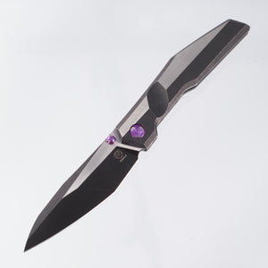 Poikilo Komodo - Dark Stonewash M398 - Ti with Purple Anodization - S