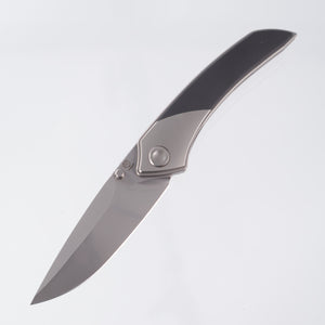 Poikilo Mini Tuna - Pearlescent Stonewash M398 - Ti & Blackened Ti Coated Handle - S1