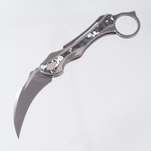 Poikilo Thorny Devil - Pearlescent Stonewash M398 - White Fatcarbon & Titanium