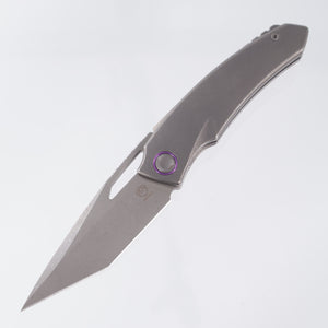 Poikilo Tero - Dark Stonewash M398 - Titanium with Purple Anodization - S2
