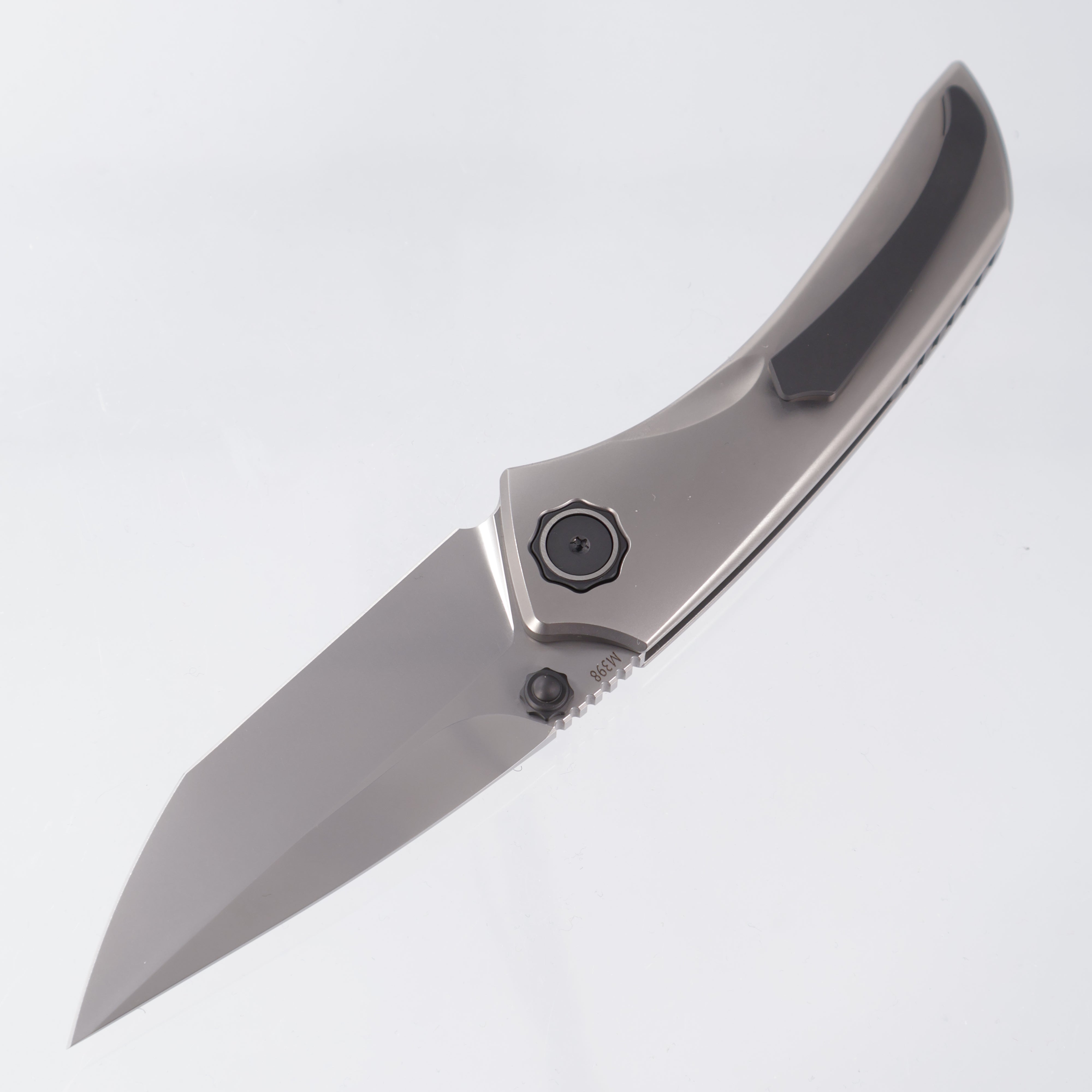 Poikilo Tuna - Pearlescent Stonewash M398 - Ti with Blackened Ti Accents - PKB S2