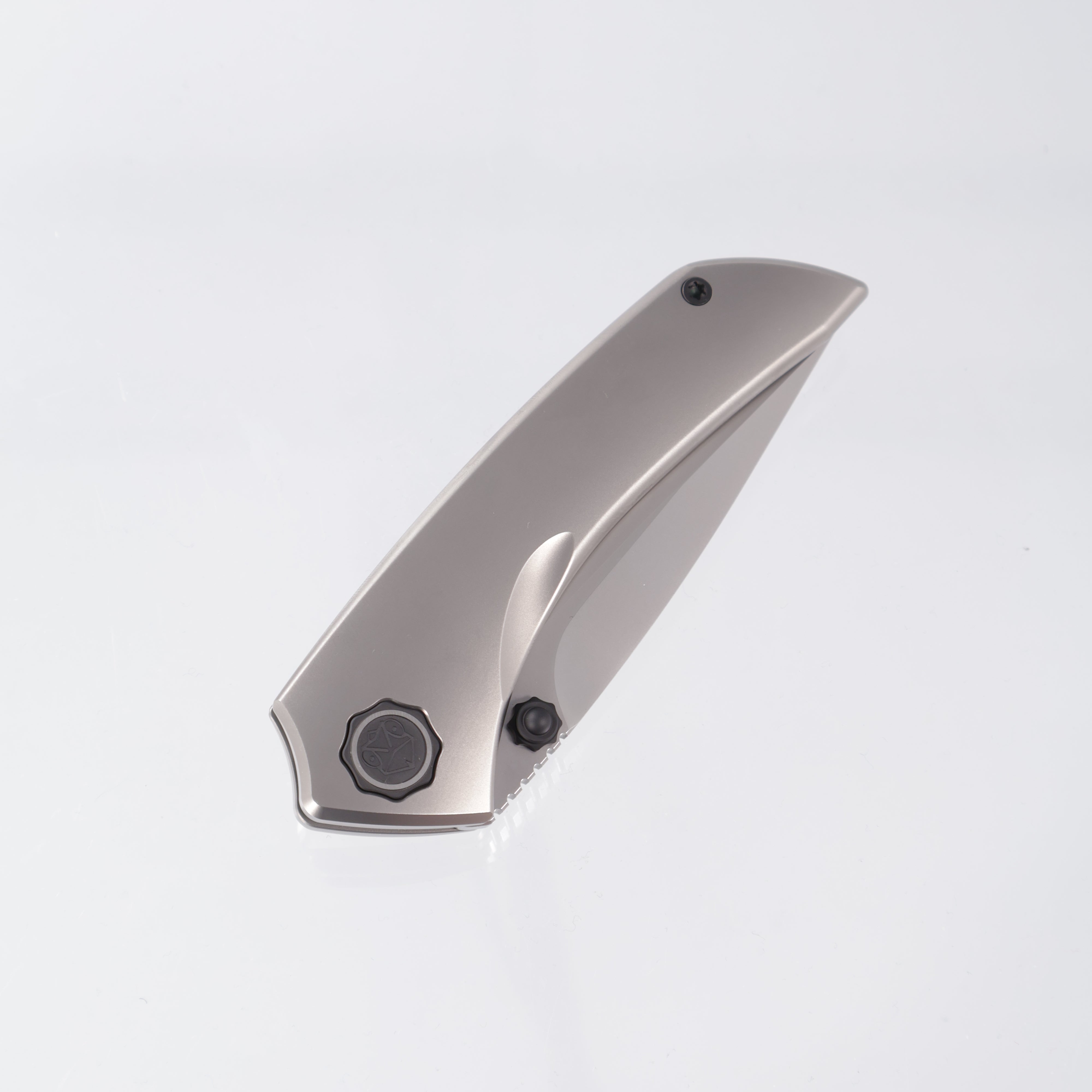 Poikilo Tuna - Pearlescent Stonewash M398 - Ti with Blackened Ti Accents - PKB S2