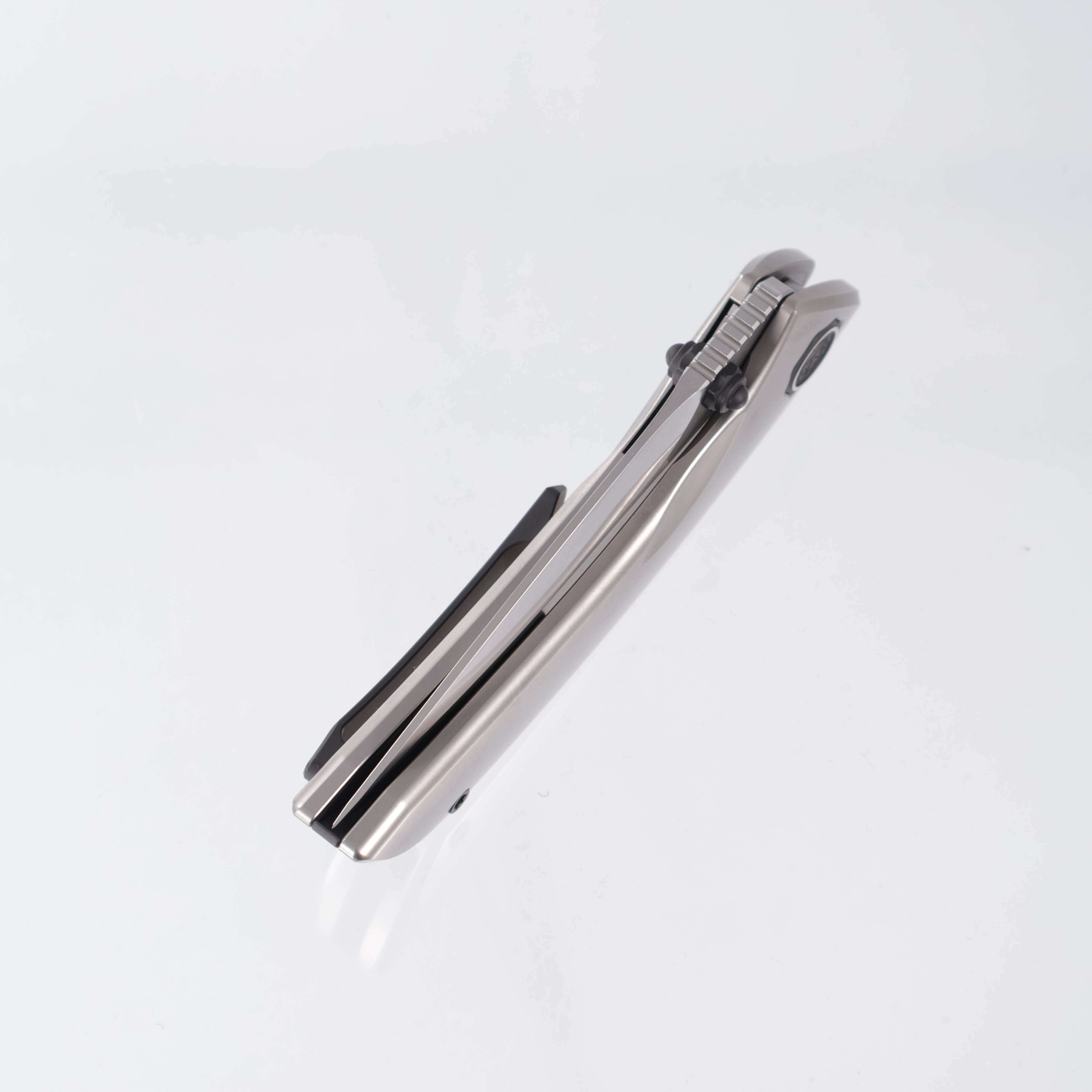 Poikilo Tuna - Pearlescent Stonewash M398 - Ti with Blackened Ti Accents - PKB S2