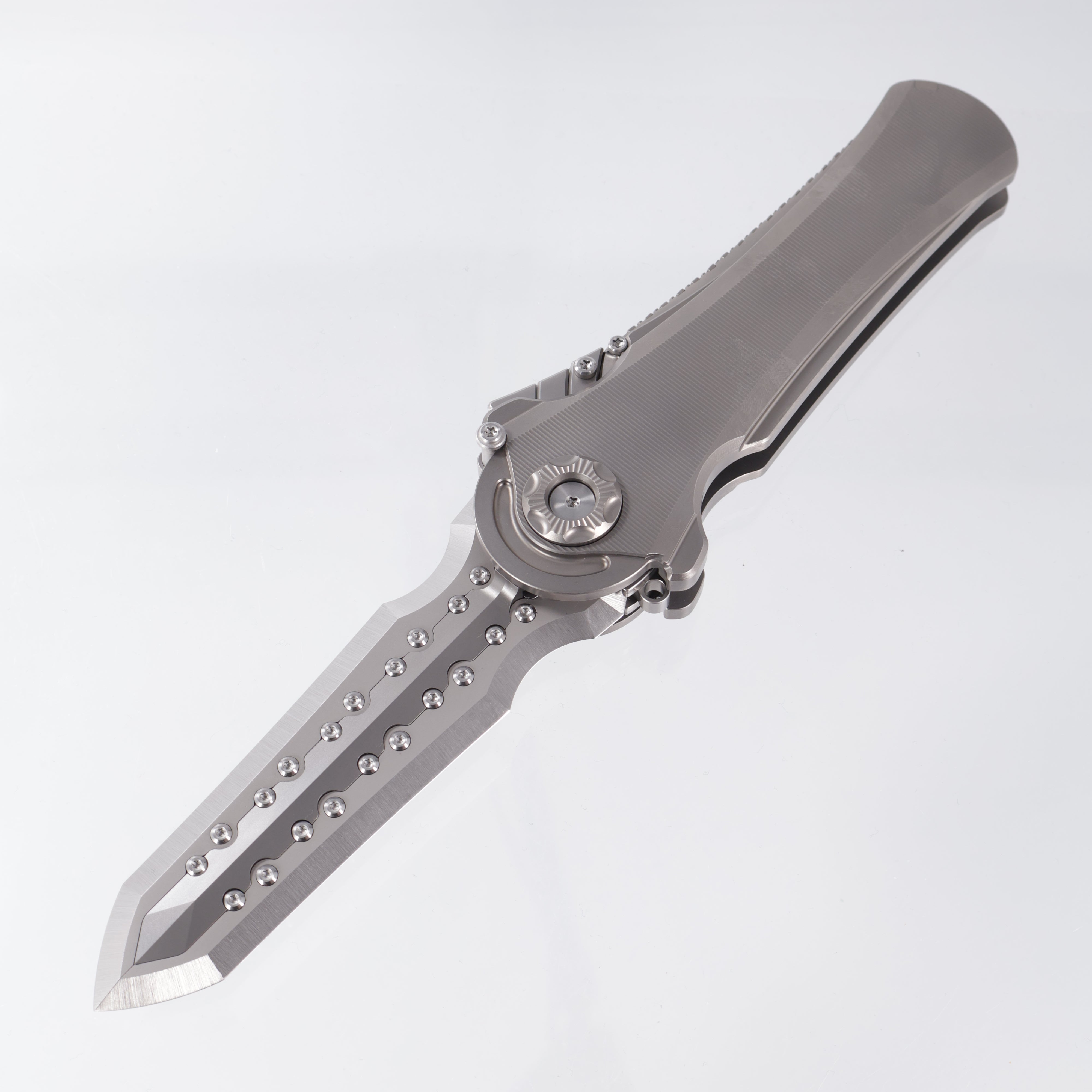 Poikilo AL-Khem - Pearlescent Stonewash M390 - Titanium - PKB S1 (AlKhem)
