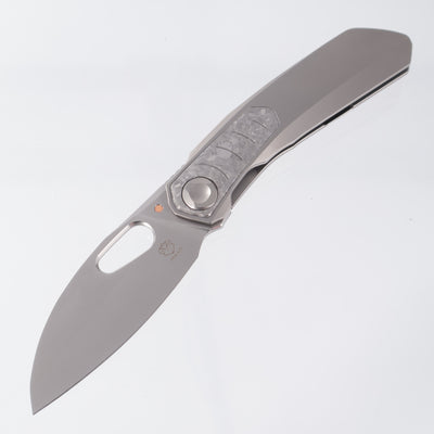 Poikilo VK-Crab S1 - Pearlescent Stonewash Titanium w/ Crystal Ti Accent - Pearlescent Stonewash M398