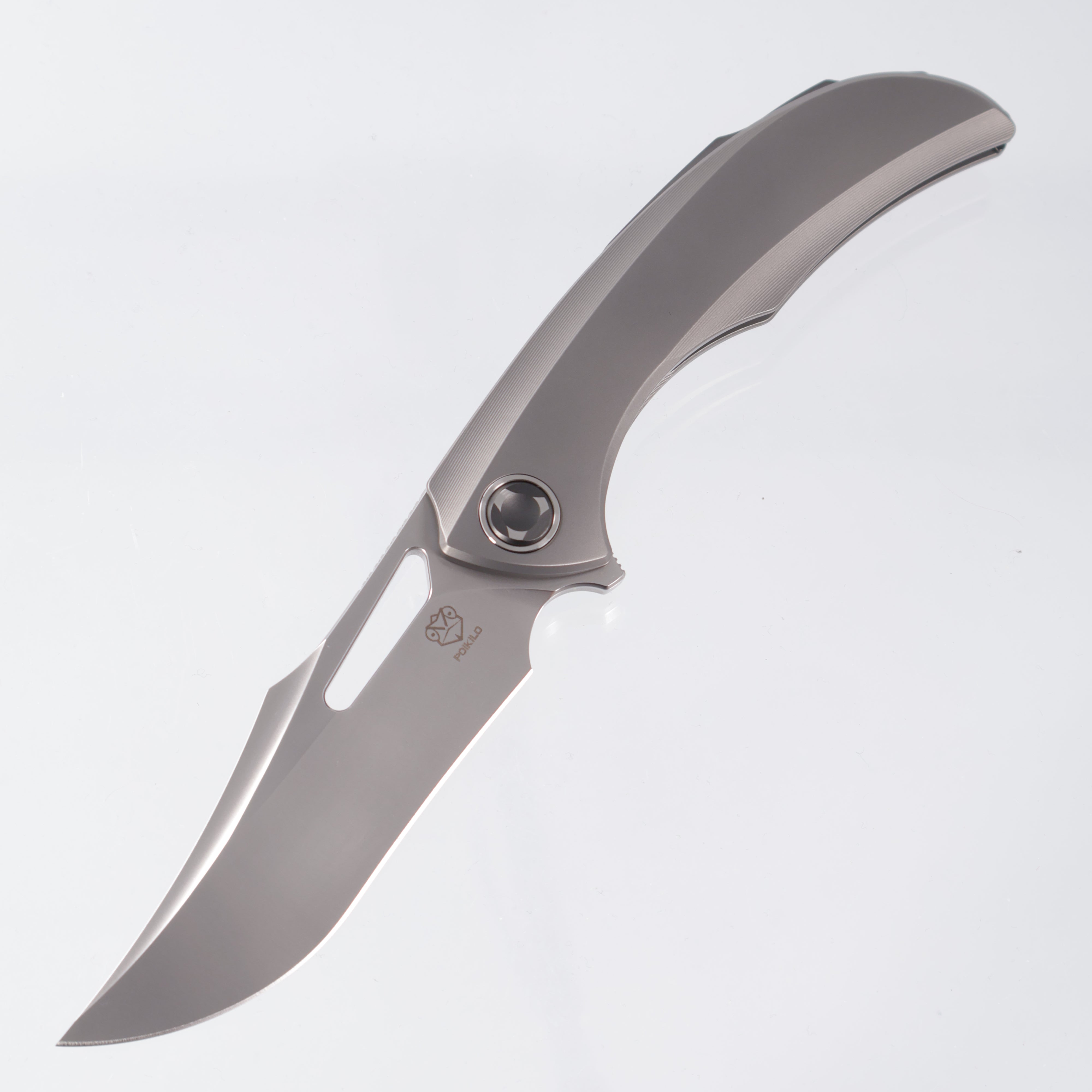 Poikilo Armadillo - Pearlescent Stonewash M398 - Titanium Handle - PKB S1