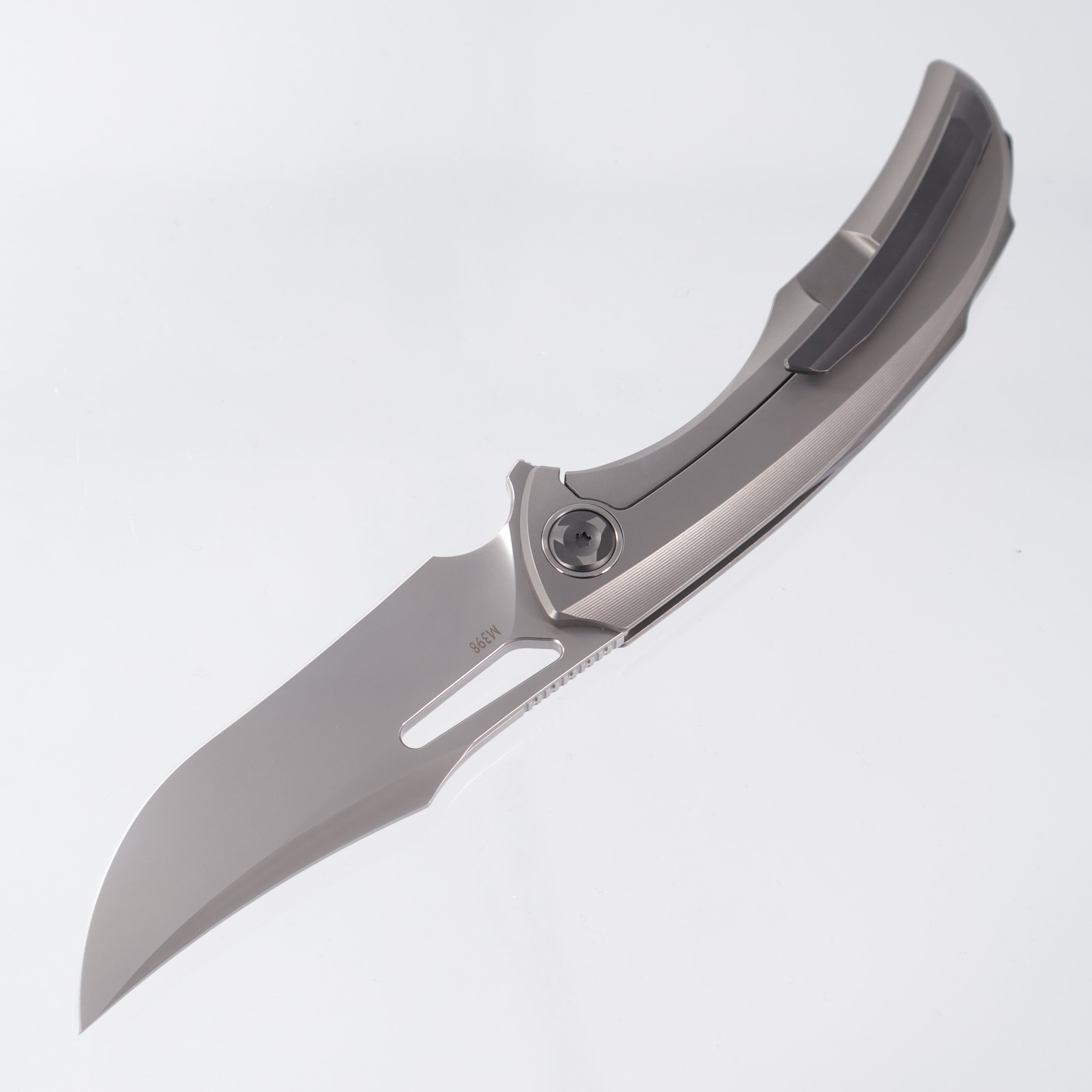 Poikilo Armadillo - Pearlescent Stonewash M398 - Titanium Handle - PKB S1