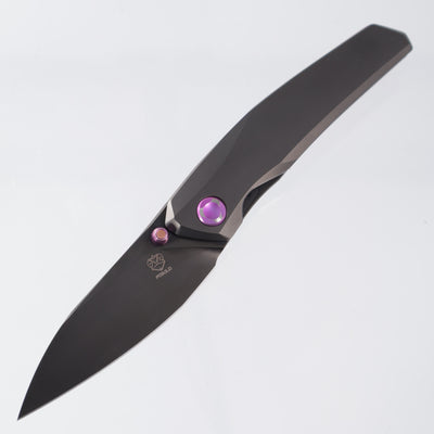 Poikilo VK-Zen S3 - DLC Titanium w/ Purple Ti Accents - DLC Pearlescent Stonewash M398
