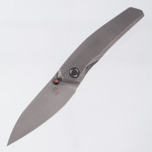 Poikilo VK-Zen - Dark Stonewash M398 - Dark Stonewashed Titanium w/ Blackened Ti Accents - PKB S2