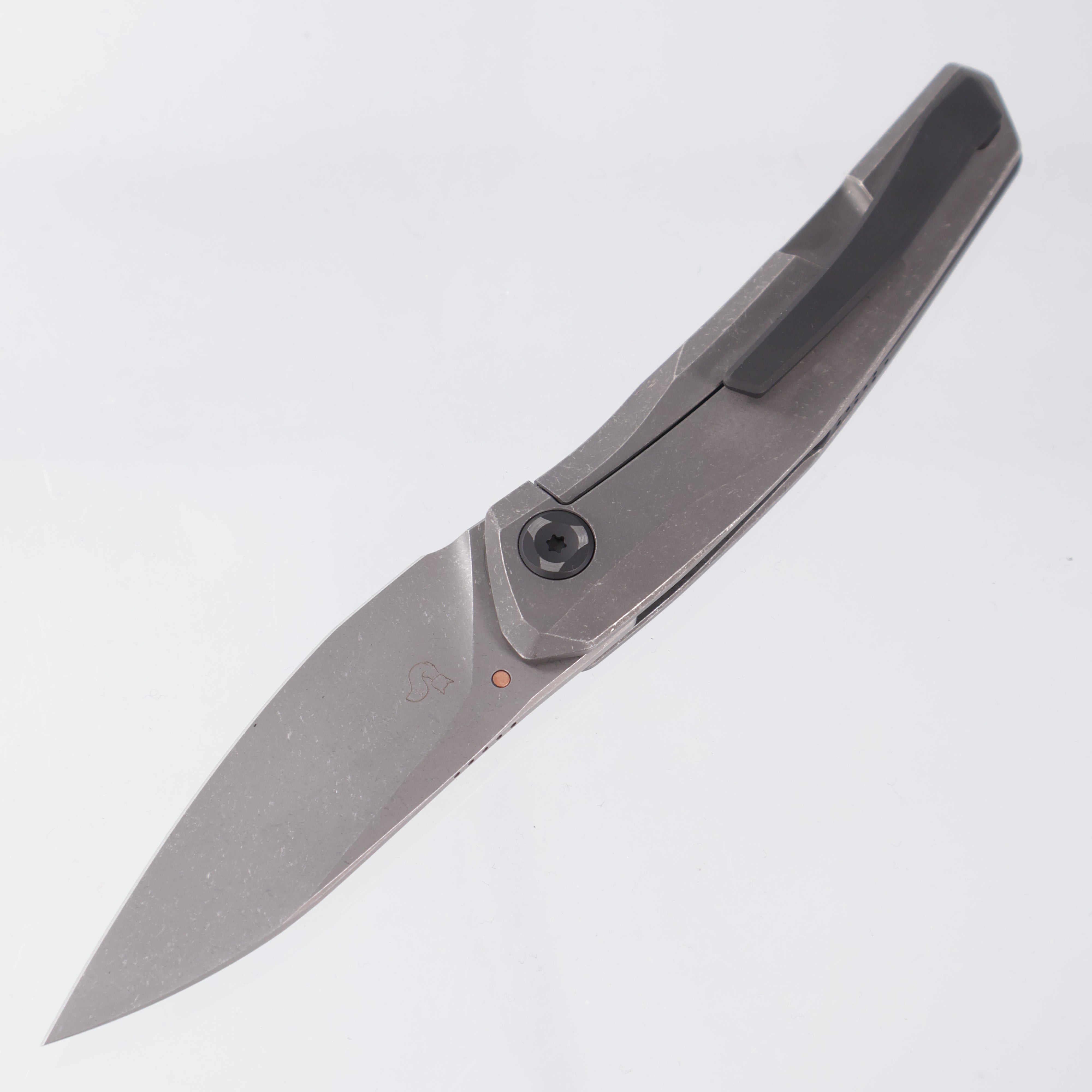 Poikilo VK-Zen - Dark Stonewash M398 - Dark Stonewashed Titanium w/ Blackened Ti Accents - PKB S2