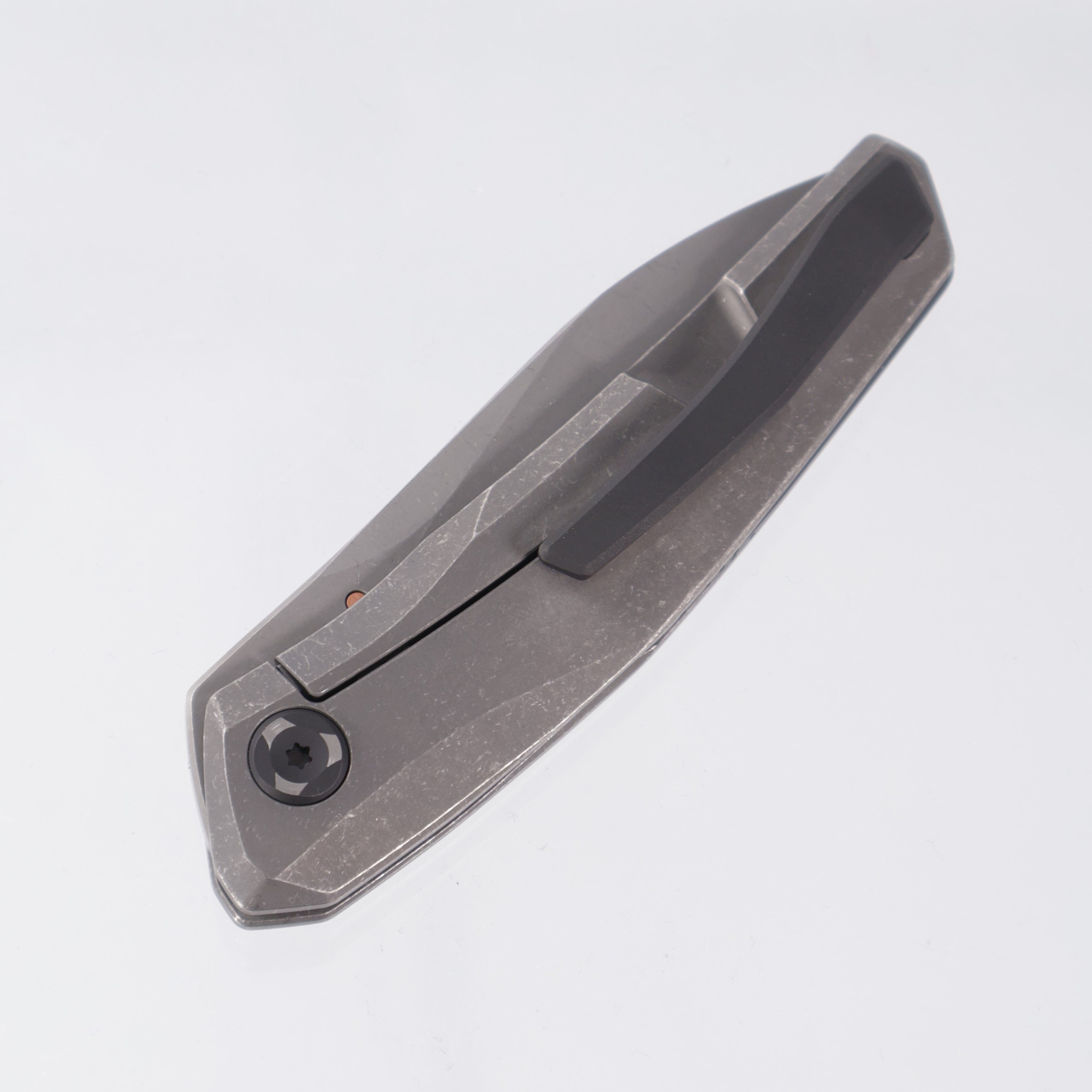 Poikilo VK-Zen - Dark Stonewash M398 - Dark Stonewashed Titanium w/ Blackened Ti Accents - PKB S2