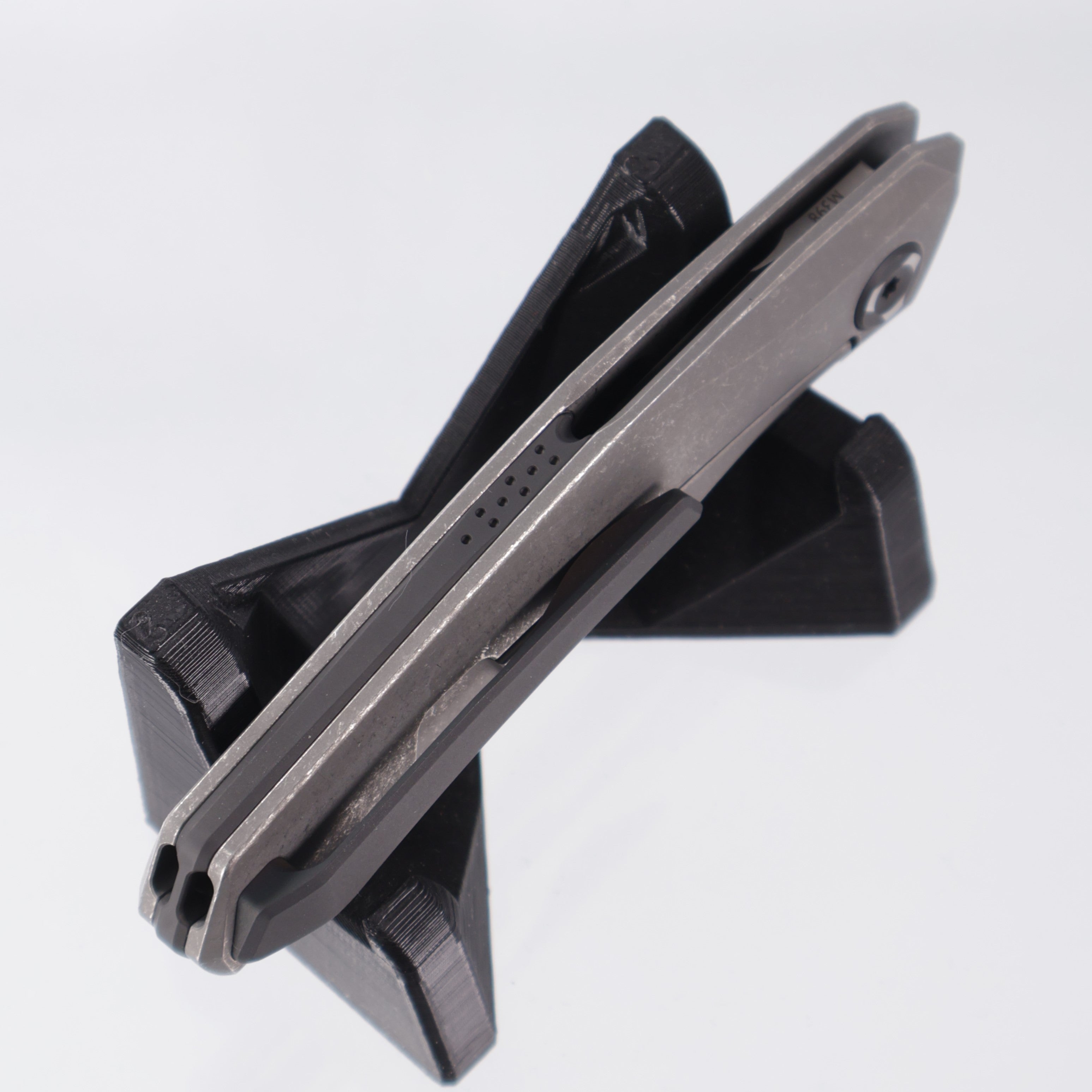 Poikilo VK-Zen - Dark Stonewash M398 - Dark Stonewashed Titanium w/ Blackened Ti Accents - PKB S2