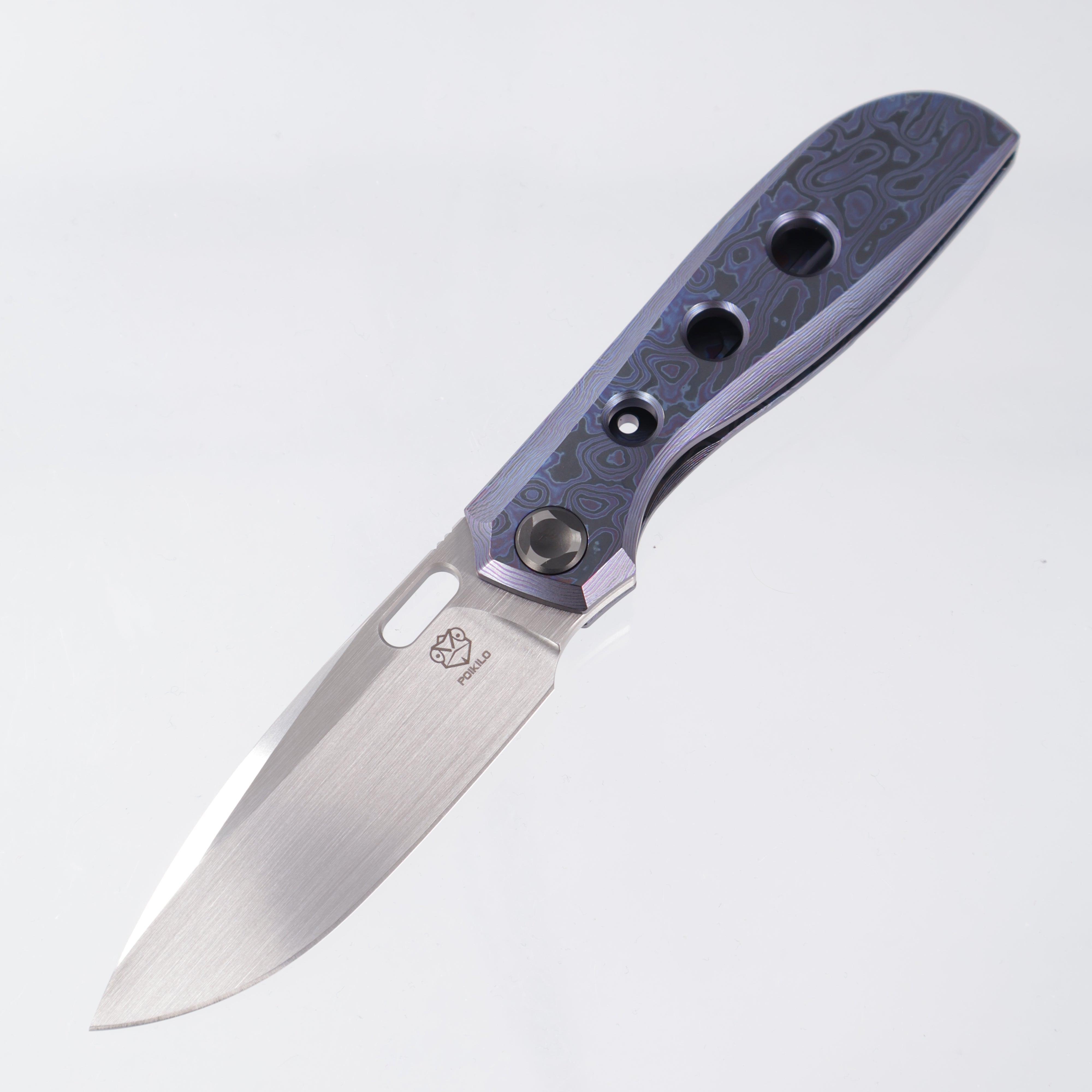 Poikilo Gecko - Hand Satin M398 - ZircuTi Handle - PKB M3 (Midtech)