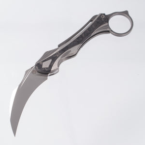 Poikilo Thorny Devil - Pearlescent Stonewash M398 - Carbon Fiber & Titanium