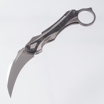 Poikilo Thorny Devil - Pearlescent Stonewash M398 - Carbon Fiber & Titanium