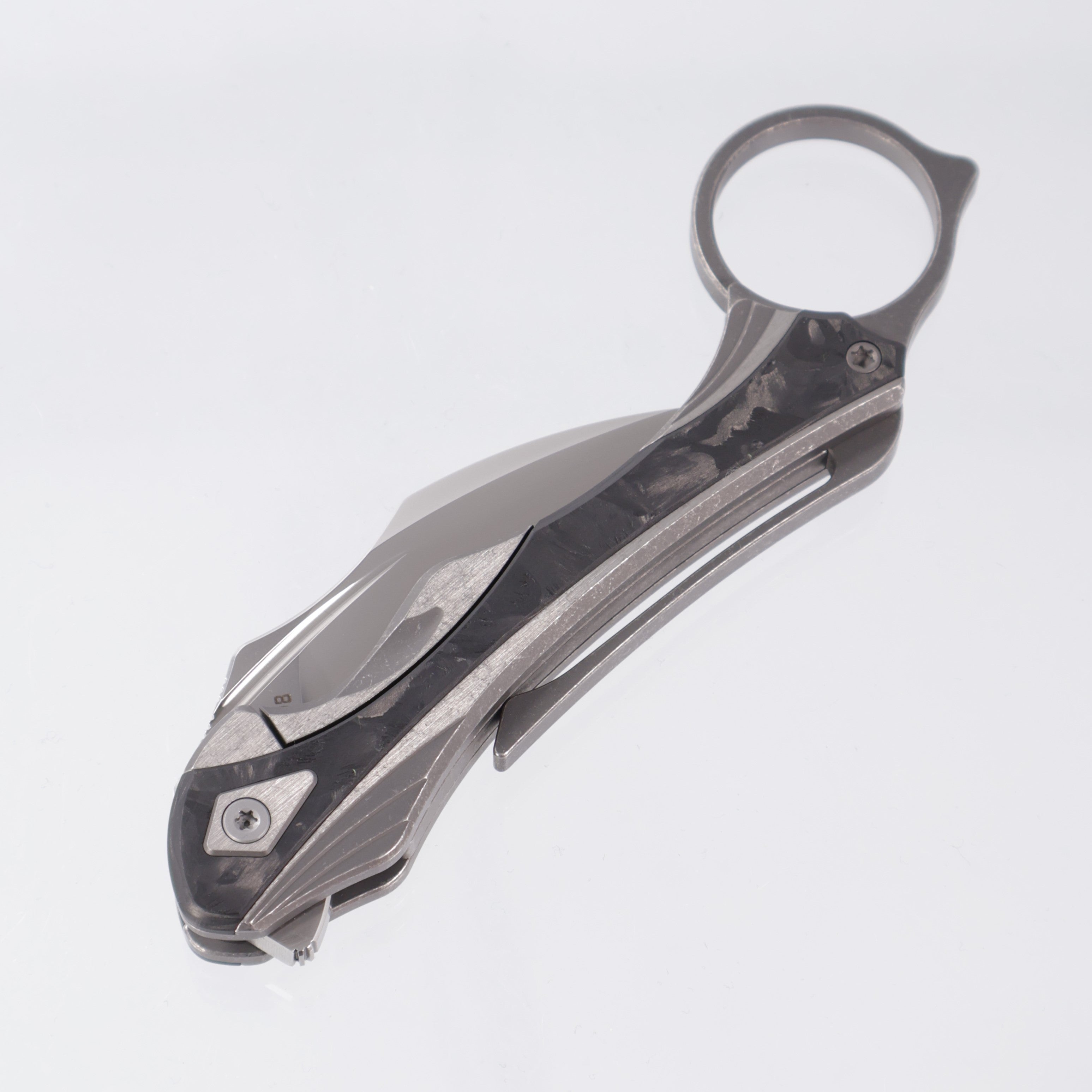 Poikilo Thorny Devil - Pearlescent Stonewash M398 - Carbon Fiber & Titanium