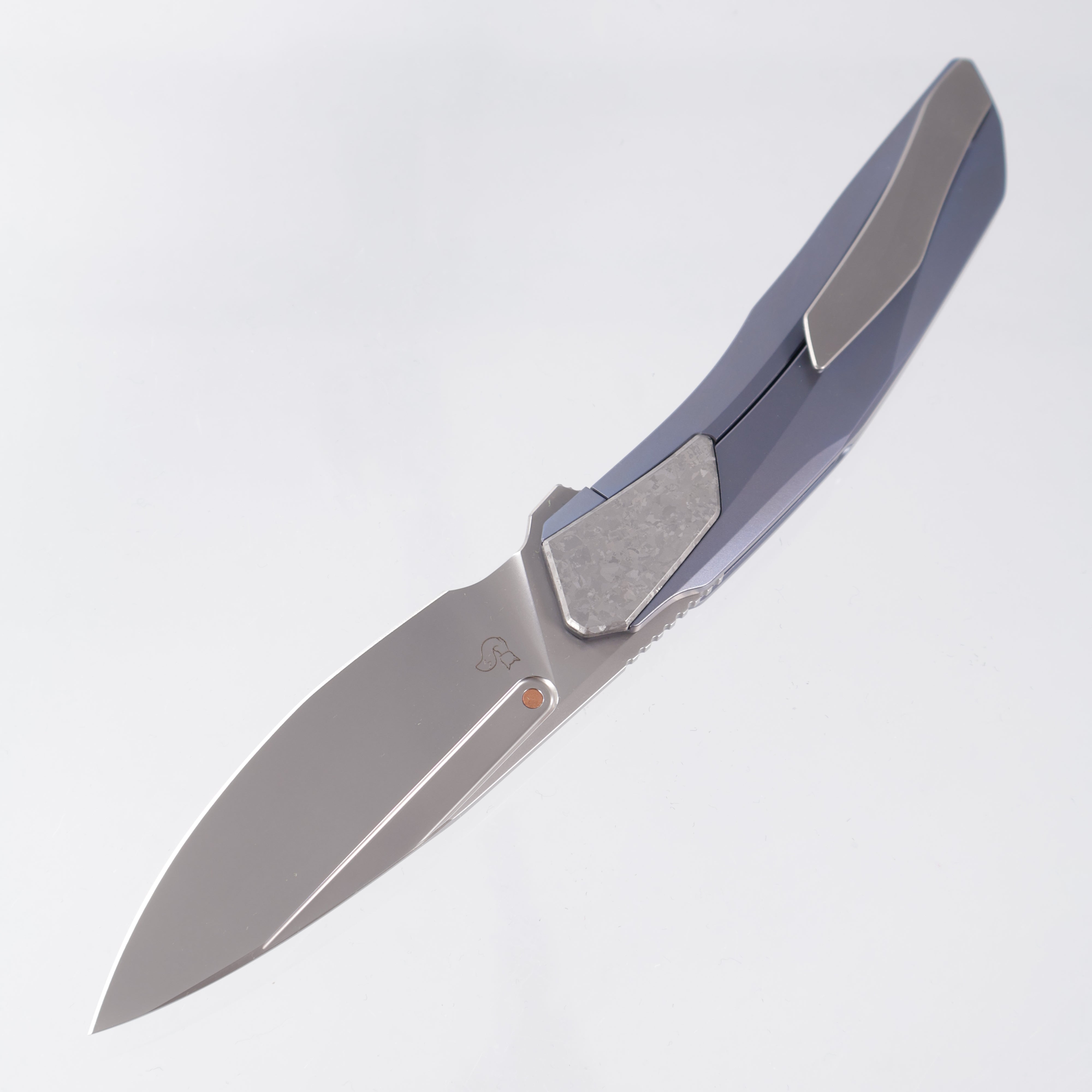 Poikilo VK-Flow S1 - Blue Titanium w/ Crystal Titanium Accents - Pearlescent Stonewash M398