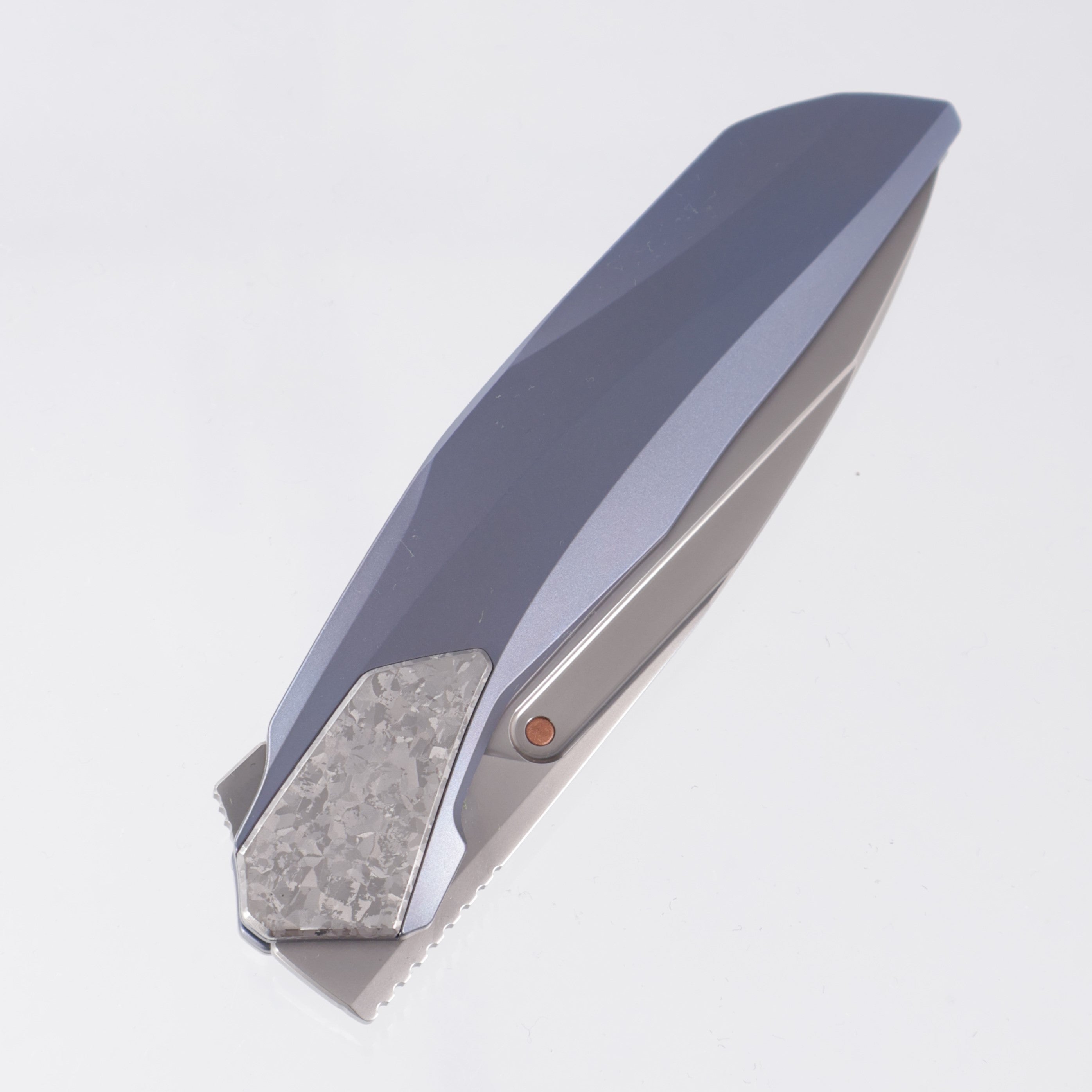 Poikilo VK-Flow S1 - Blue Titanium w/ Crystal Titanium Accents - Pearlescent Stonewash M398