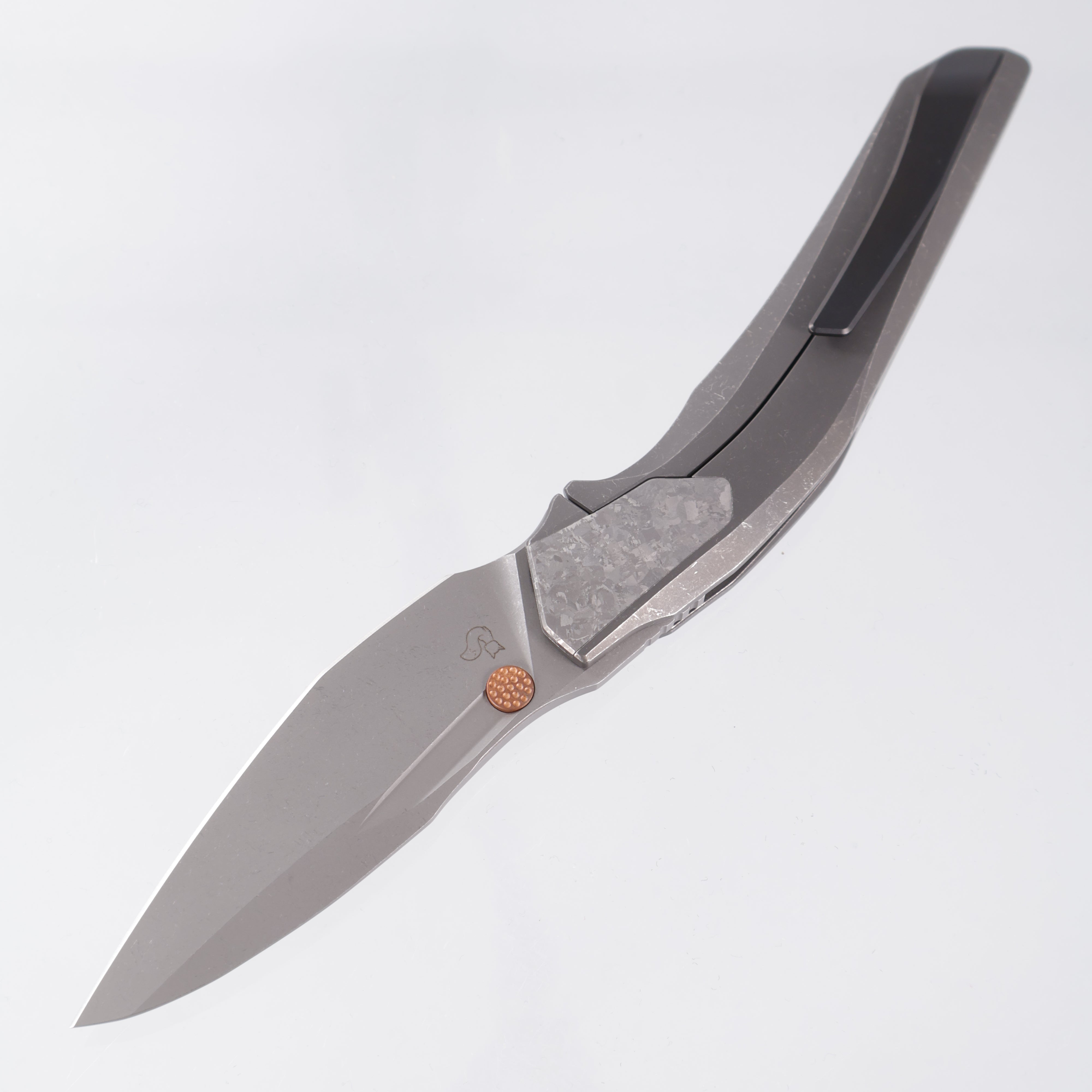 Poikilo VK-Odon (Dragonfly) S2 - Dark Stonewash Titanium w/ Crystal Ti Accents - Dark Stonewash M398