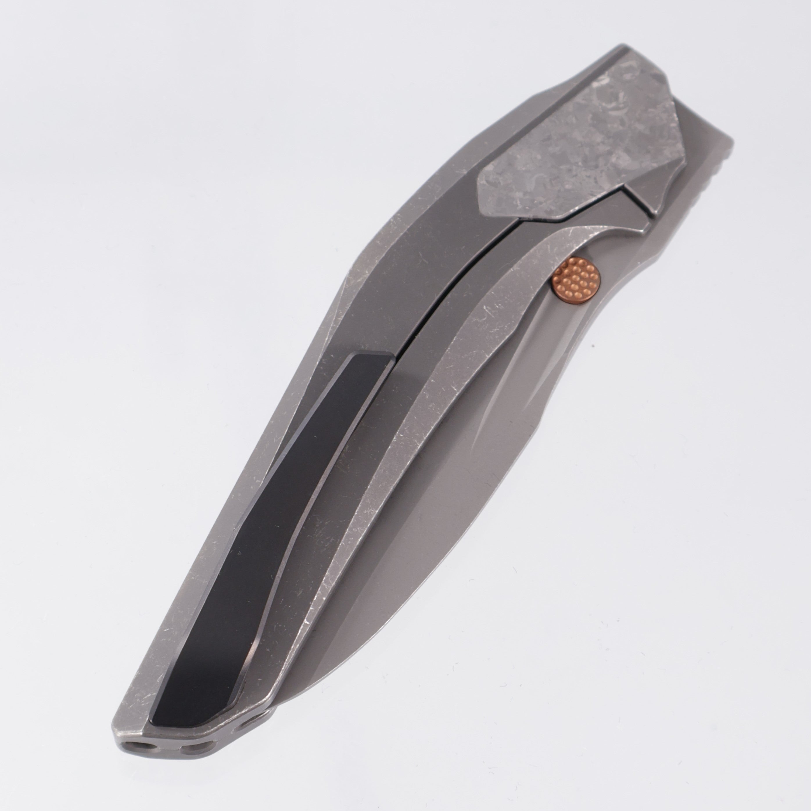 Poikilo VK-Odon (Dragonfly) S2 - Dark Stonewash Titanium w/ Crystal Ti Accents - Dark Stonewash M398