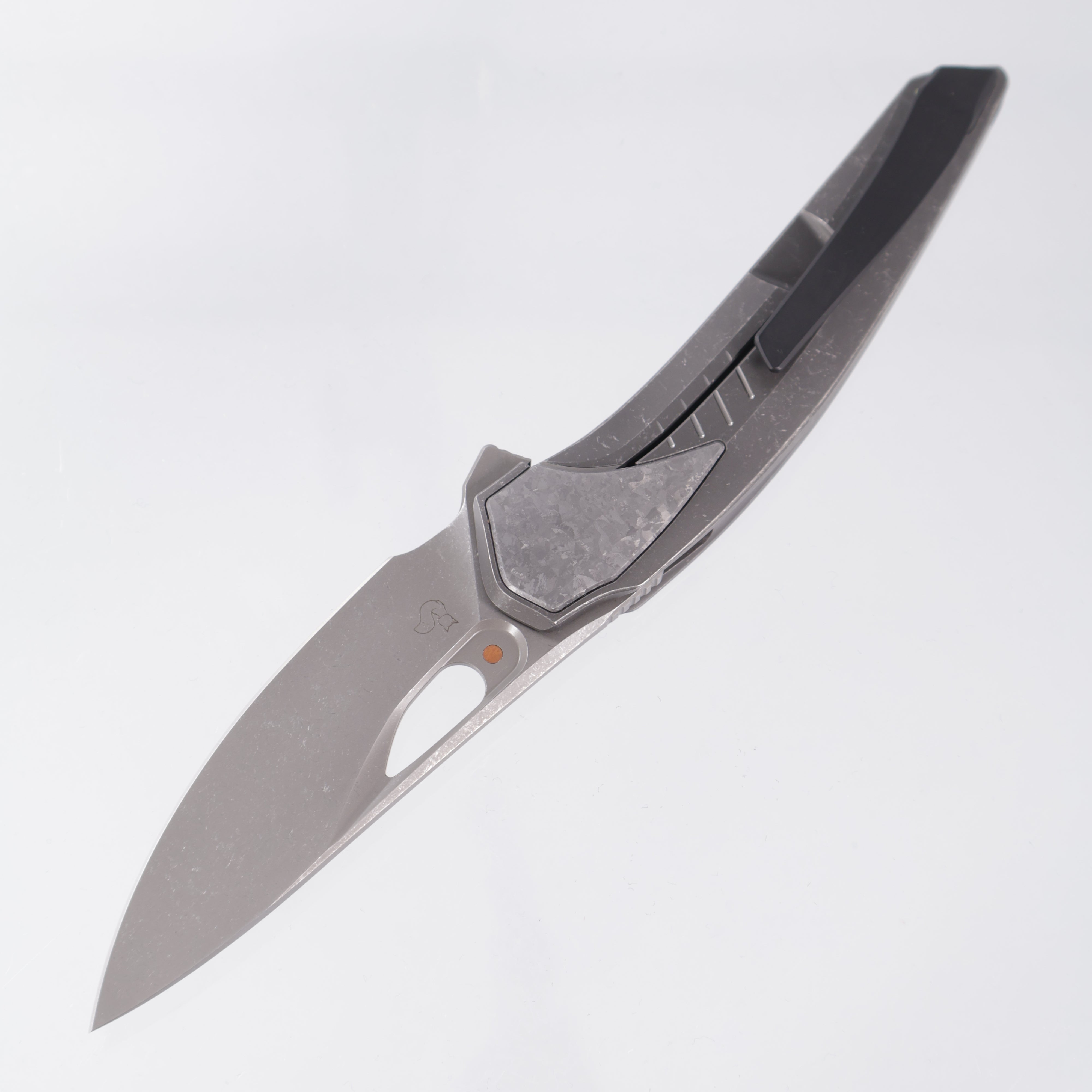 Poikilo VK-Zame (Shark) S3 - Dark Stonewash Titanium w/ Crystal Ti Accents - Dark Stonewash M398