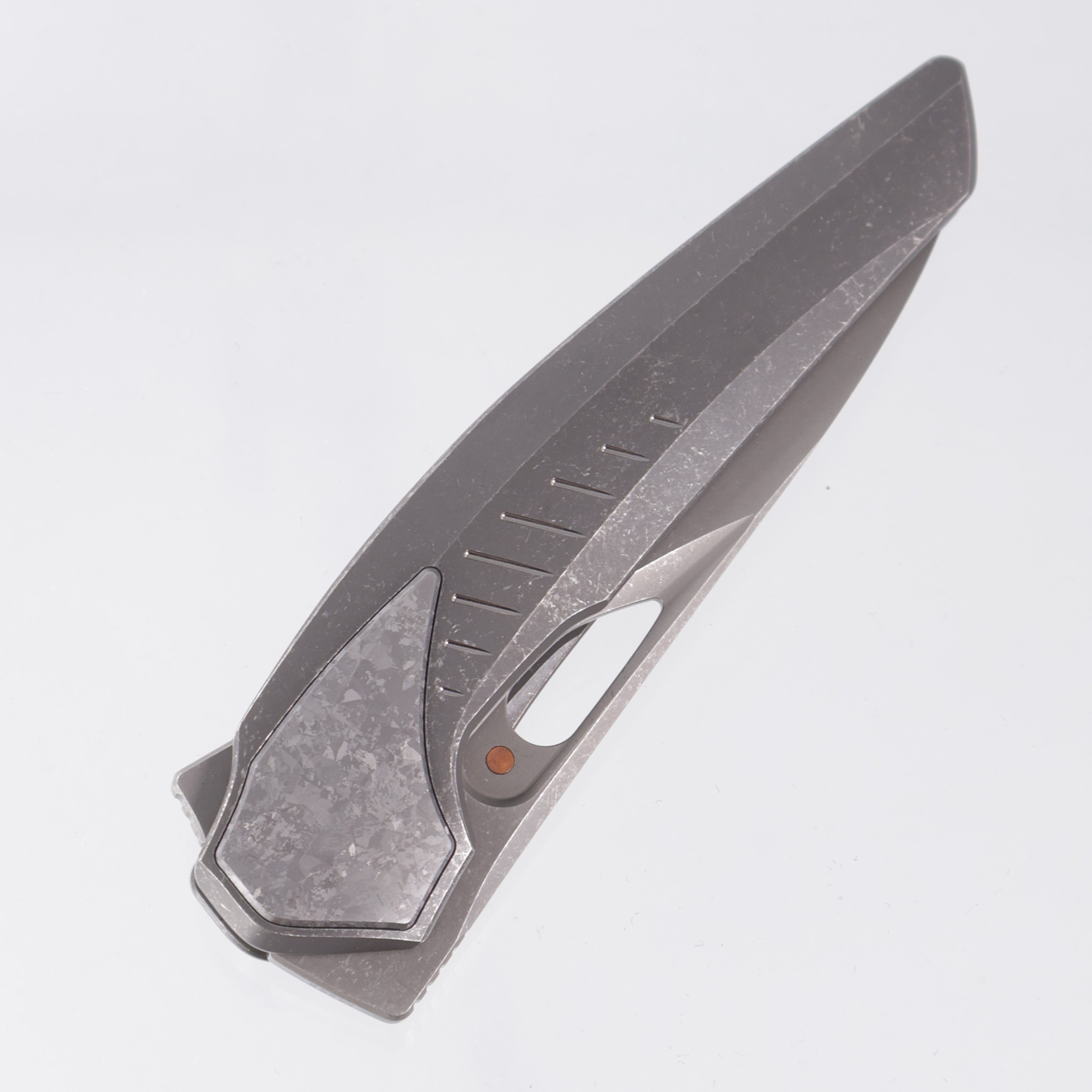 Poikilo VK-Zame (Shark) S3 - Dark Stonewash Titanium w/ Crystal Ti Accents - Dark Stonewash M398
