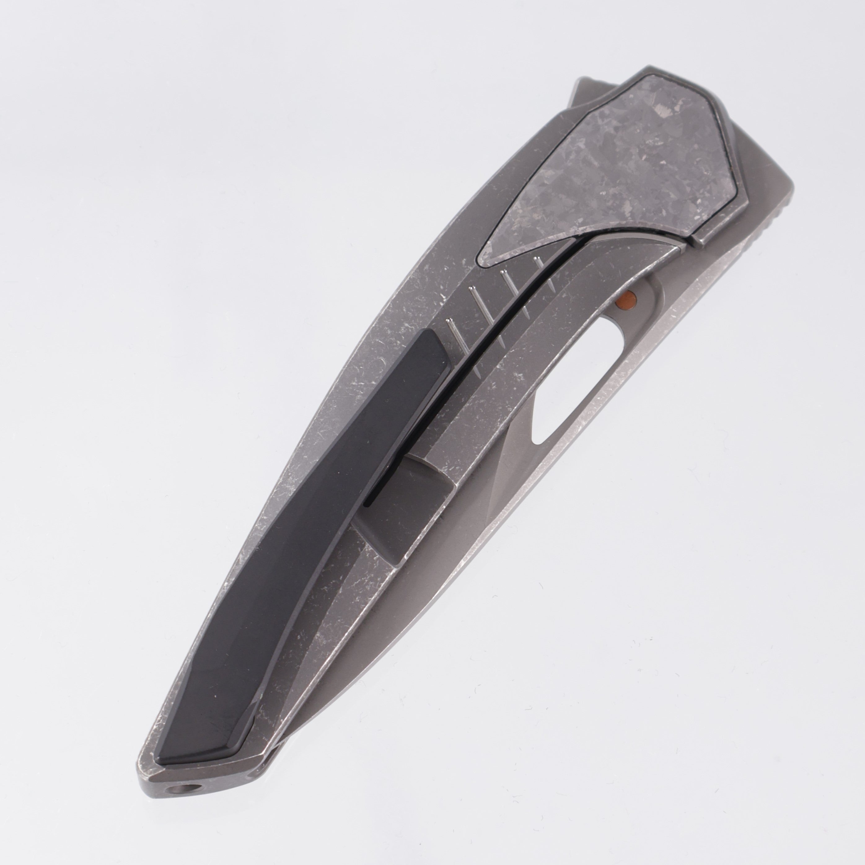 Poikilo VK-Zame (Shark) S3 - Dark Stonewash Titanium w/ Crystal Ti Accents - Dark Stonewash M398