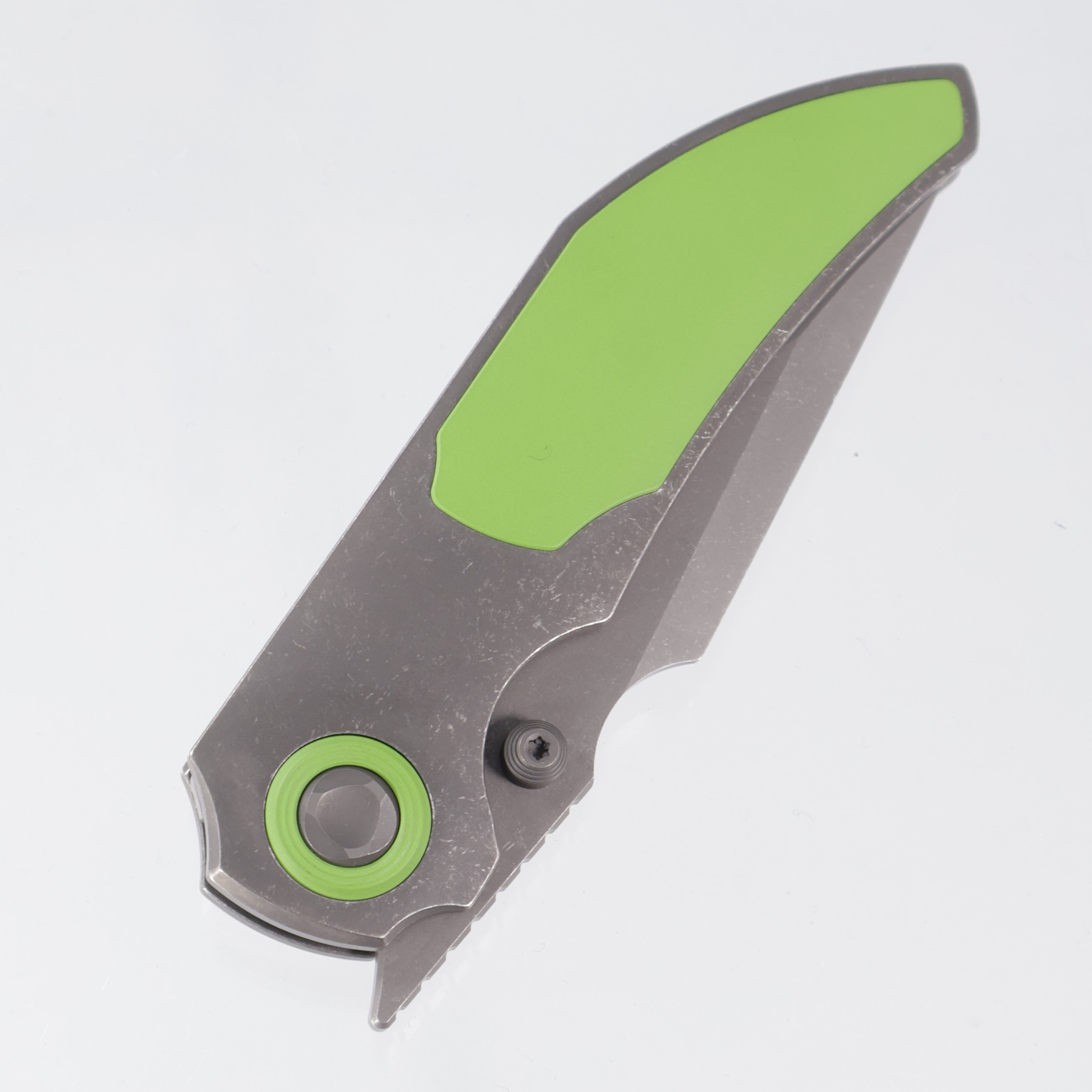 Poikilo Casque S2A - Dark Stonewash Titanium w/ Green Cerakote 1 Piece Inlay & Accents - Dark Stonewash M398