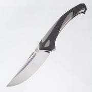 Poikilo Orca Midtech - Titanium w/ Blackened Titanium Overlay & ZircuTi Accents - Mirror Stonewash M398