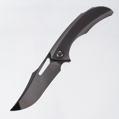 Poikilo Armadillo Midtech - DLC Titanium Chassis w/ ZircuTi Accents - Mirror Stonewash DLC M398
