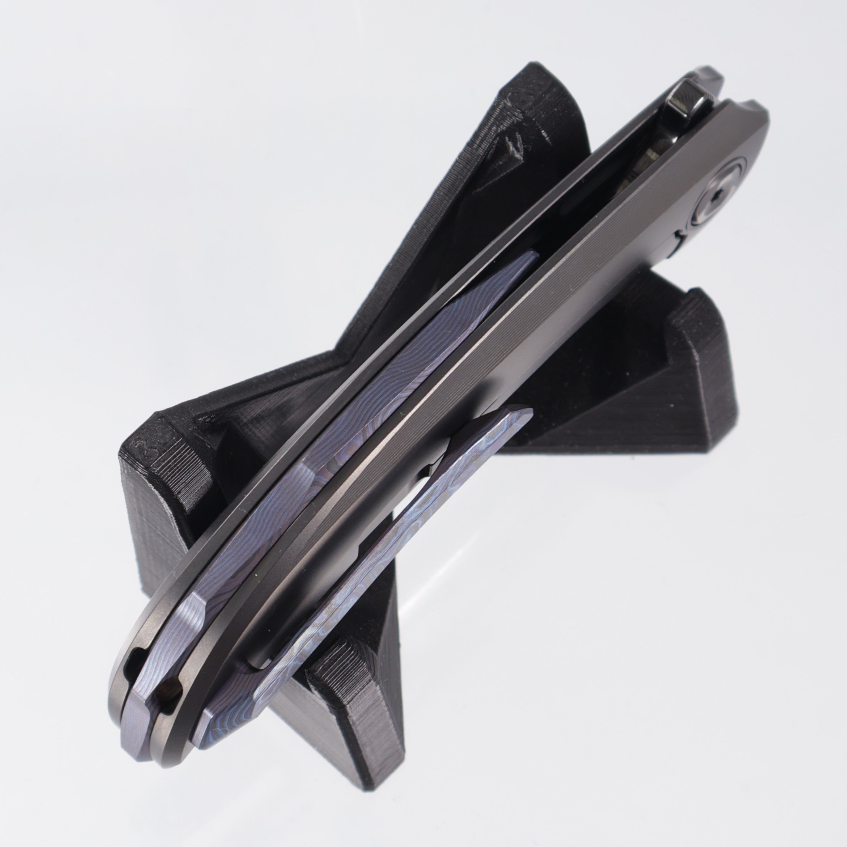 Poikilo Armadillo Midtech - DLC Titanium Chassis w/ ZircuTi Accents - Mirror Stonewash DLC M398