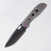 Poikilo Gecko BS3 - Dark Stonewash Titanium w/ Speed Holes - Worn Dark Stonewash M398