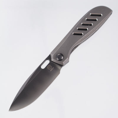 Poikilo Gecko BS5 - Dark Stonewash Titanium w/ Slots - Worn Dark Stonewash M398