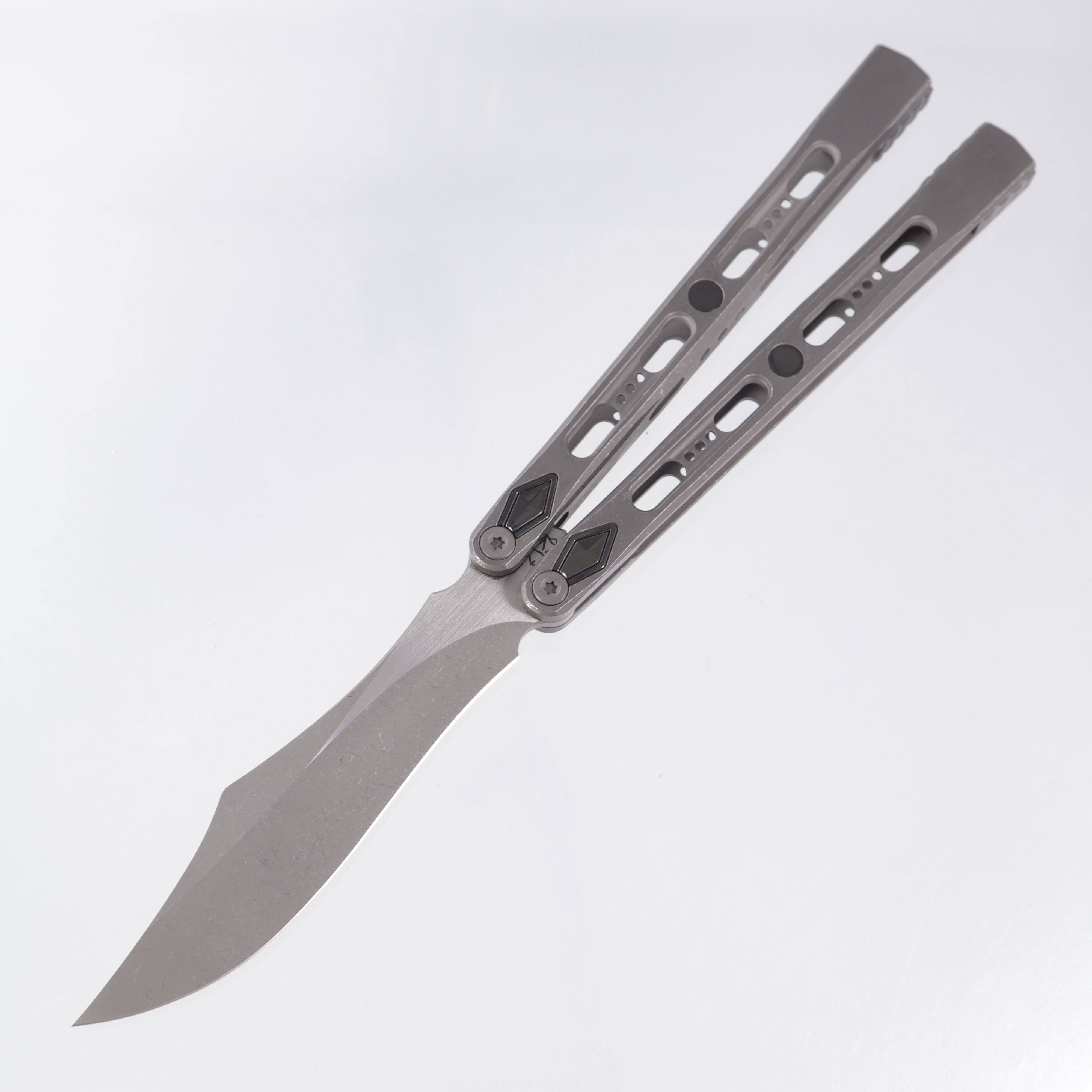 Poikilo PM 1 Hydra Dao - Dark Stonewash Titanium w/ Zirc Accents - Dark Stonewash M398