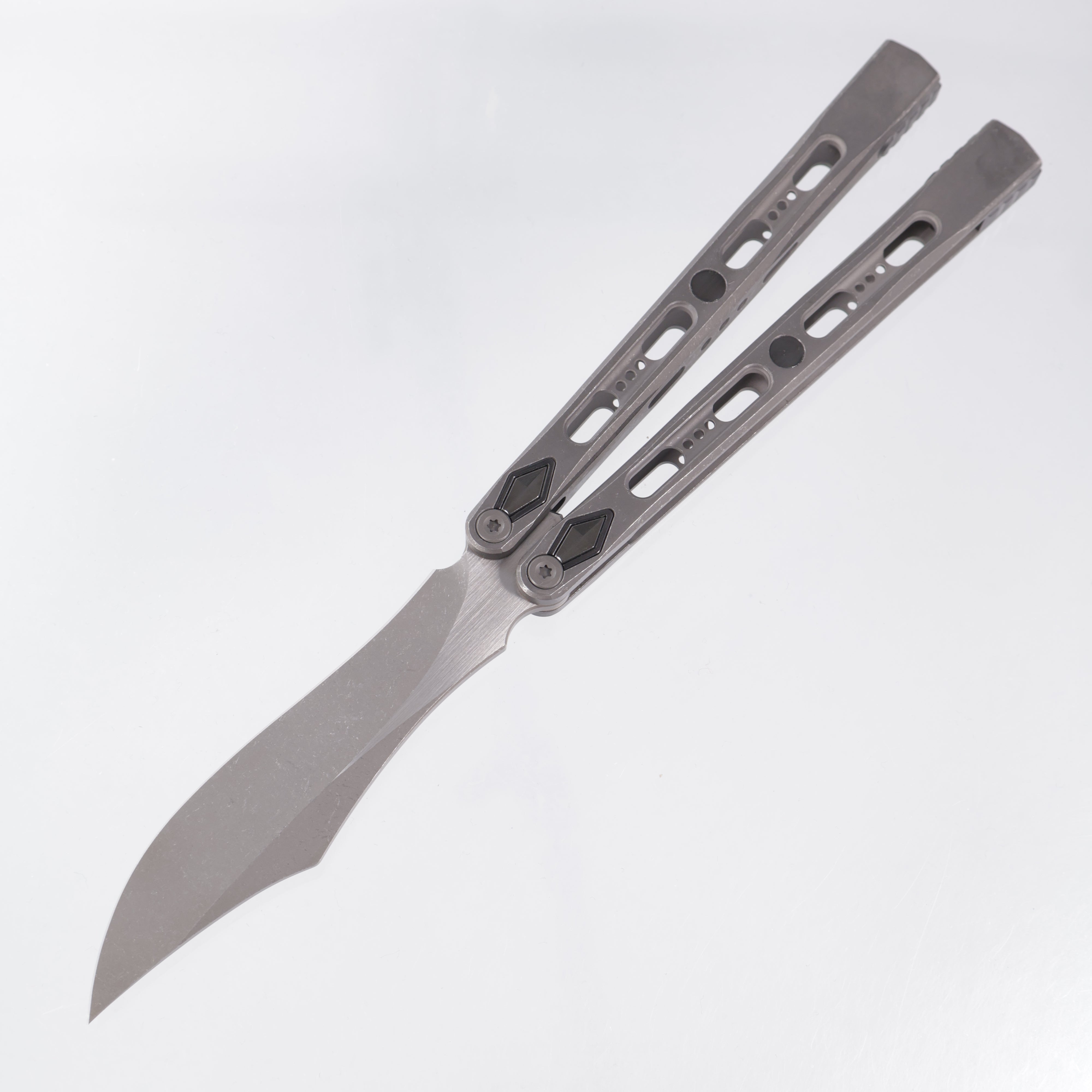 Poikilo PM 1 Hydra Dao - Dark Stonewash Titanium w/ Zirc Accents - Dark Stonewash M398