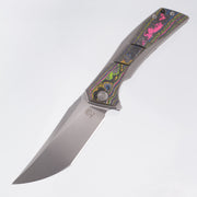 Poikilo Anolis - Pearlescent Stonewash Titanium w/ 80s Camo Carbon Scales & Backspacer - Pearlescent Stonewash M398 - BROP Exclusive