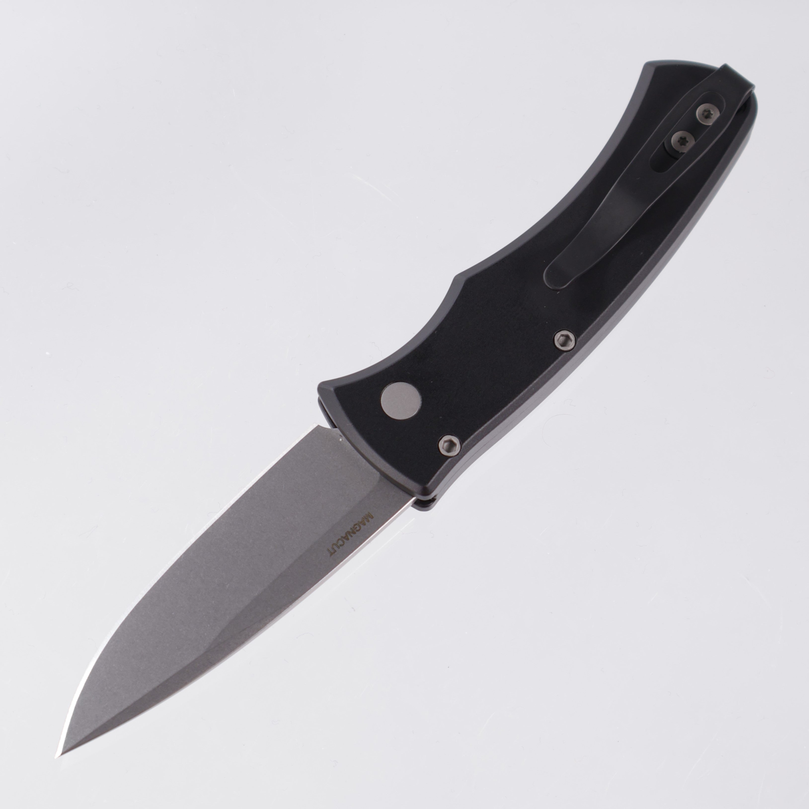 Pro-Tech Duke 2 - Black Aluminum - Stonewash Magnacut - DUKE2101