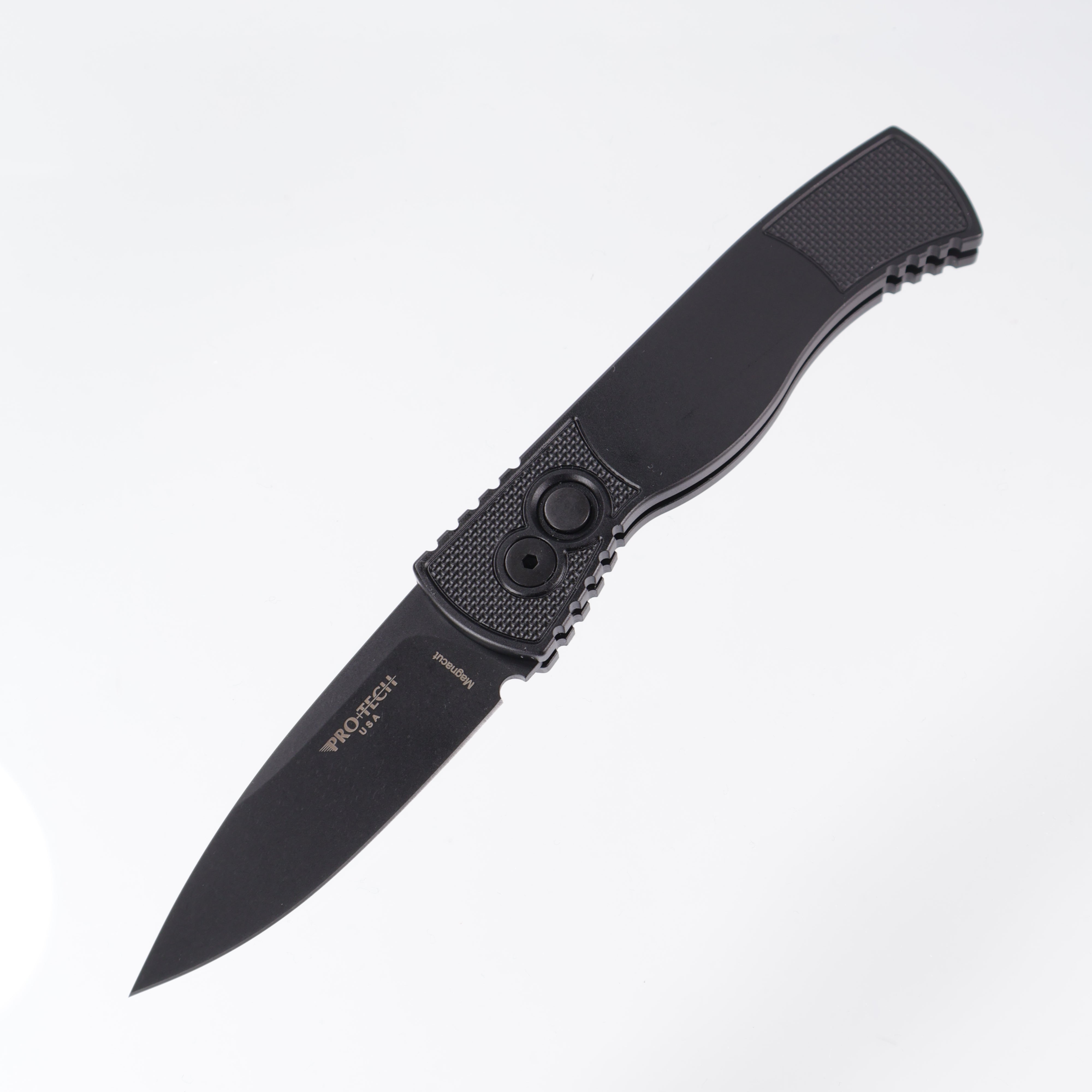 Pro-Tech TR-2 - Black Aluminum w/ Textured Corners - DLC Magnacut - T203