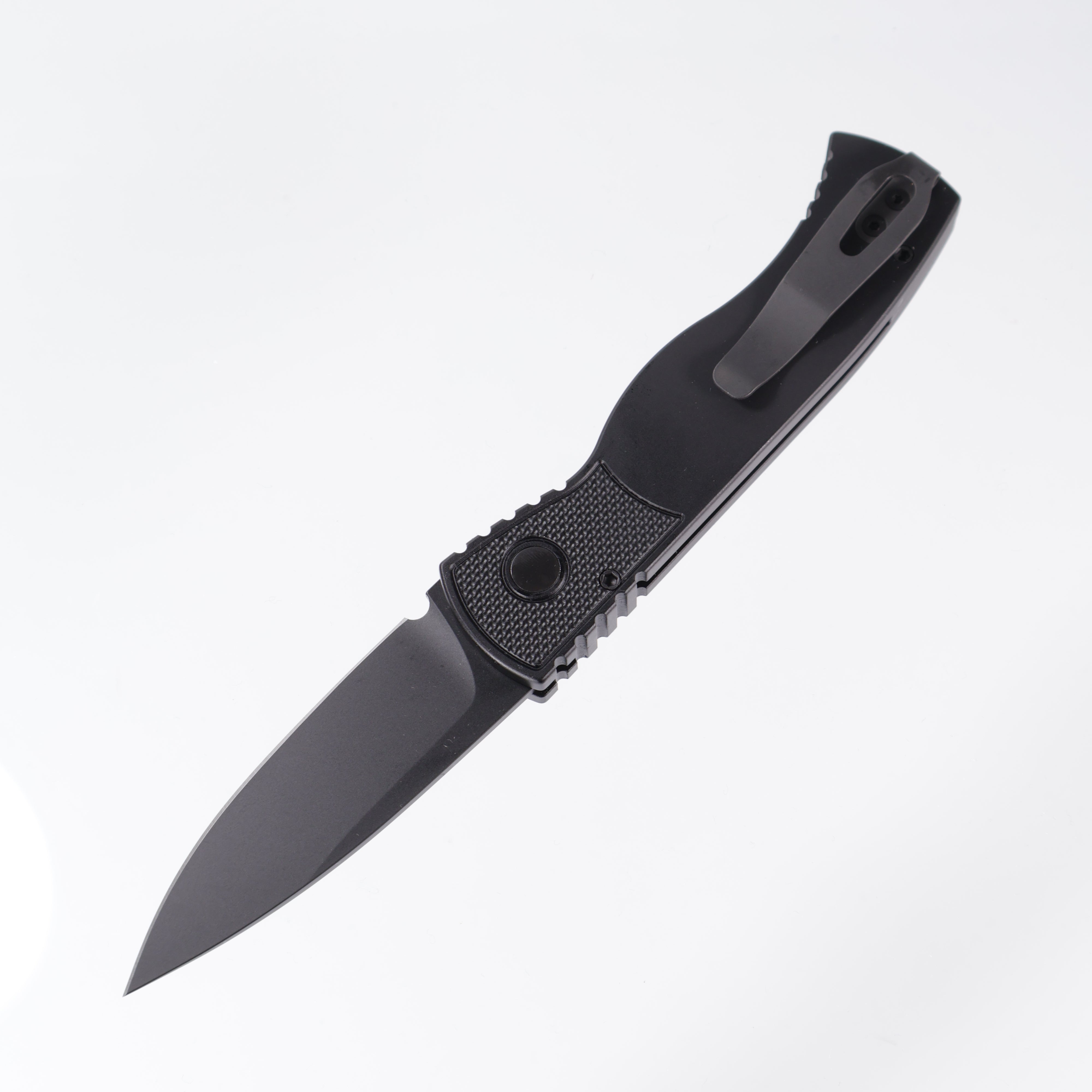 Pro-Tech TR-2 - Black Aluminum w/ Textured Corners - DLC Magnacut - T203