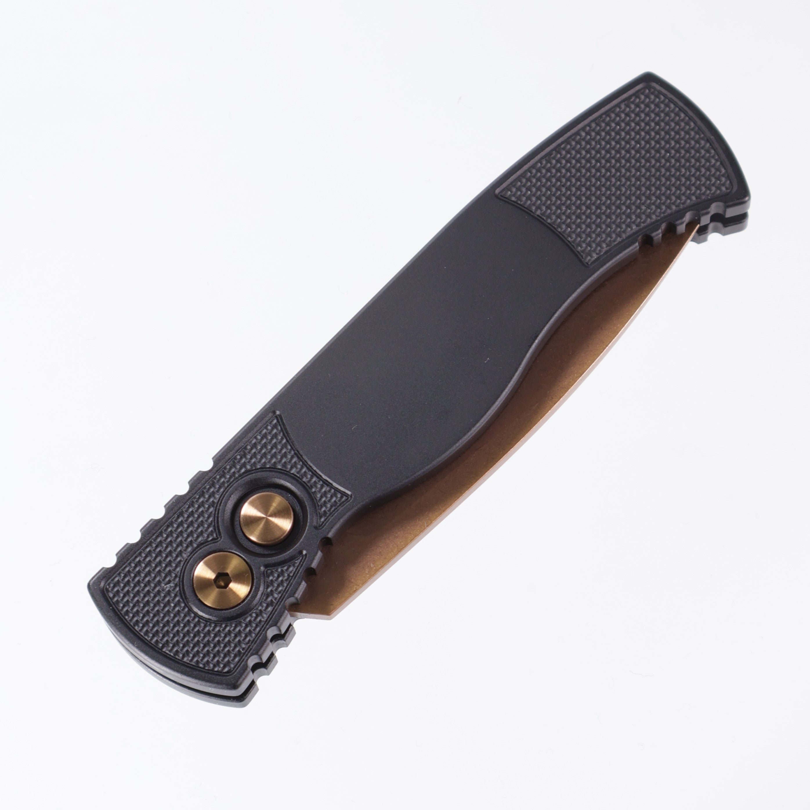 Pro-Tech TR-2 - Black Aluminum w/ Textured Corners - Rose Gold MagnaCut - T203-RG