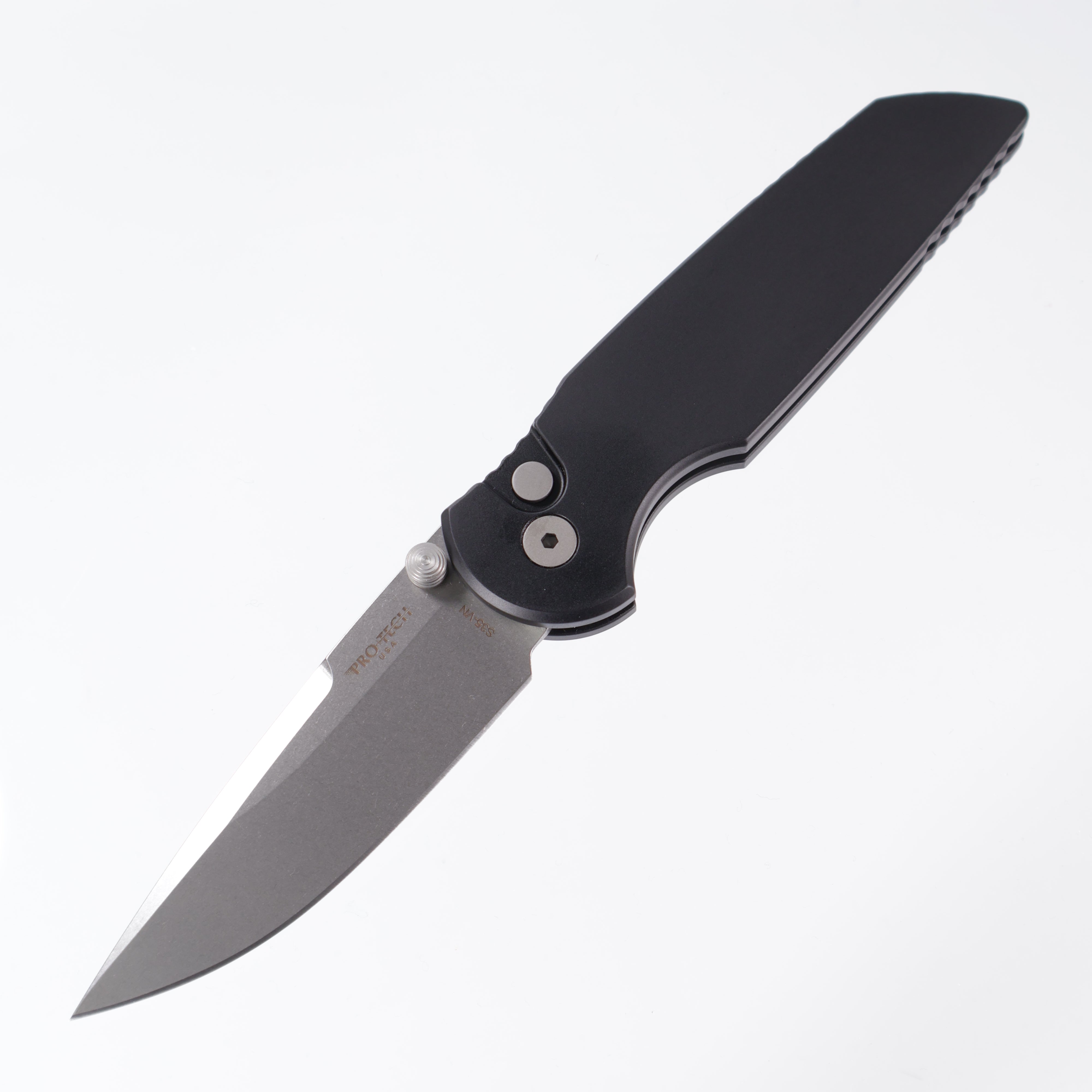 Pro-Tech TR-3 Integrity - Black Aluminum - Stonewash S35VN - INT101 (TR3)