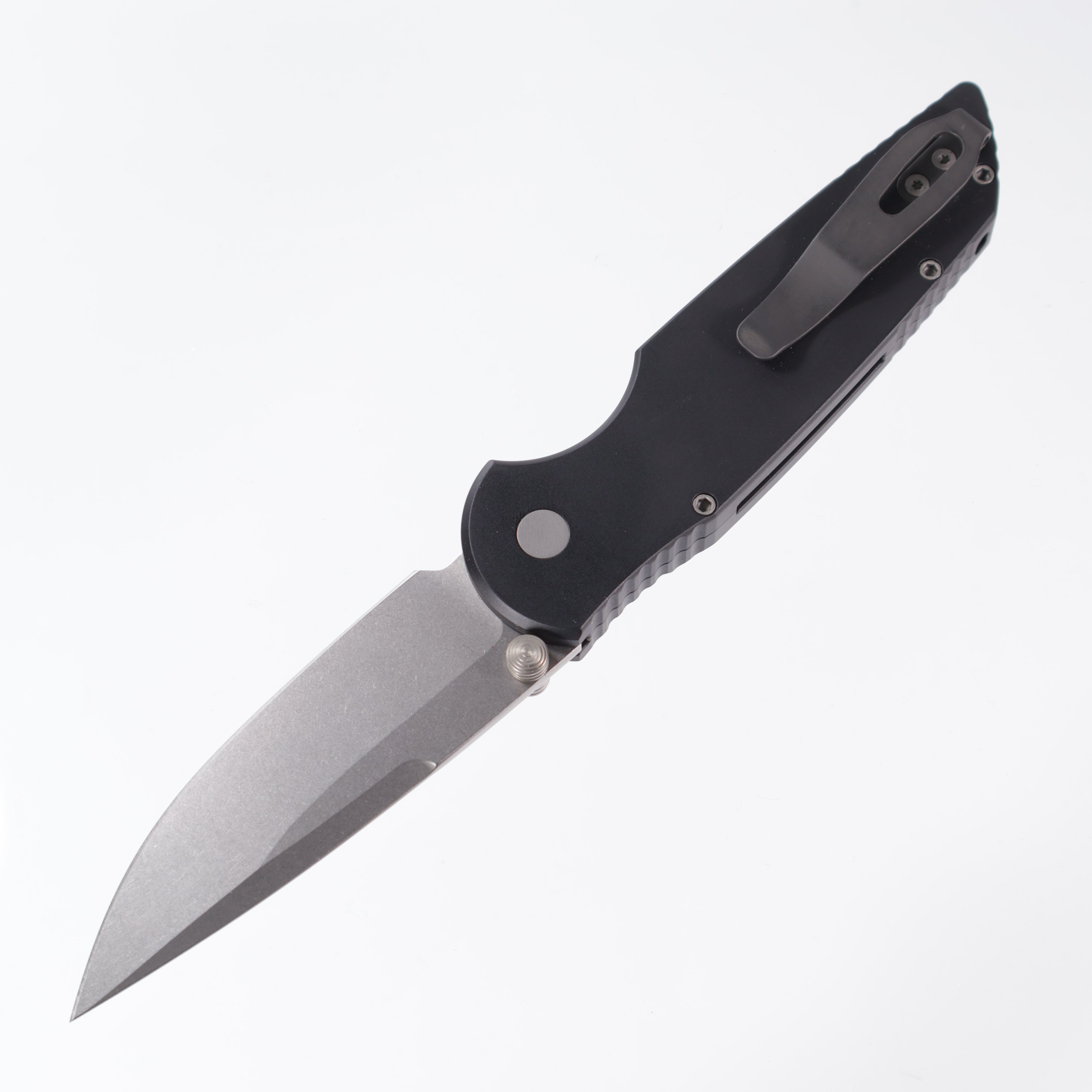 Pro-Tech TR-3 Integrity - Black Aluminum - Stonewash S35VN - INT101 (TR3)
