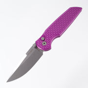 Pro-Tech TR-3 Integrity - Purple Aluminum w/ Relic Milling - Stonewash S35VN - INT105-PURPLE (TR3)