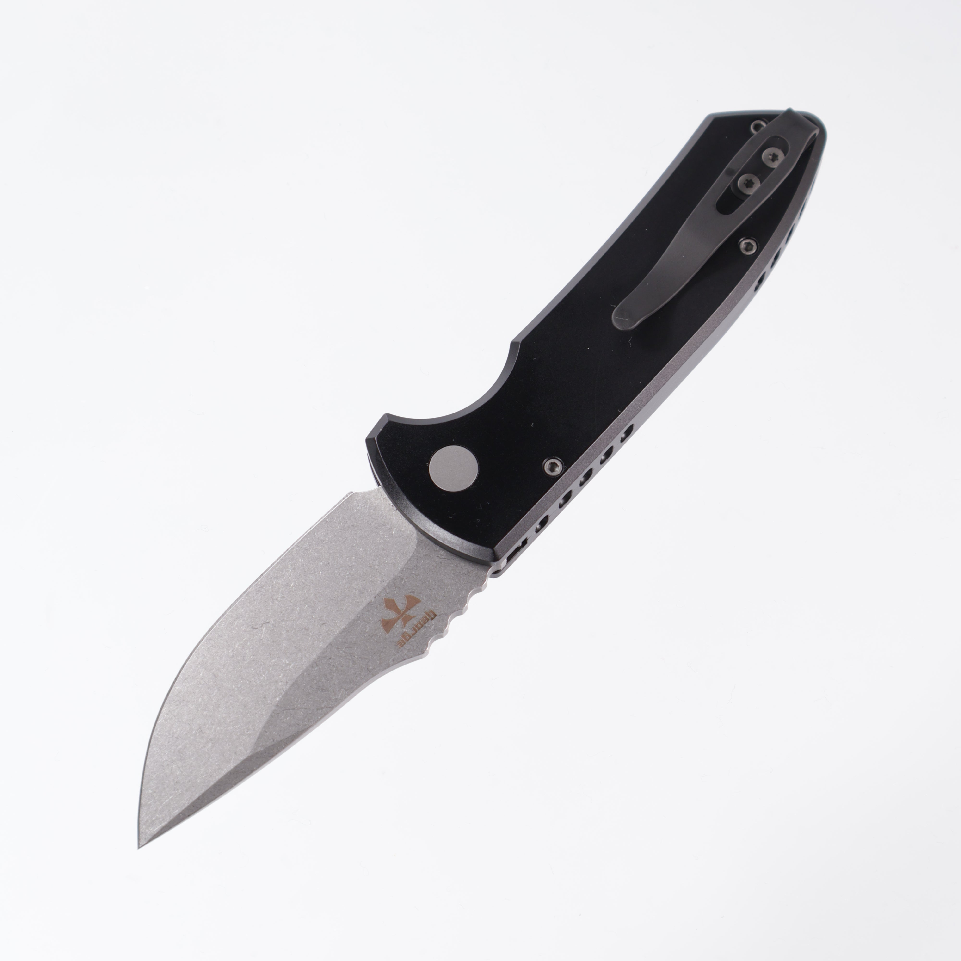 Pro-Tech SBR - Black Handle - Stonewash S35VN - LG401