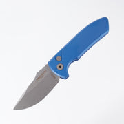 Pro-Tech Les George SBR Automatic - Blu Alum (2.5" S35VN SW) LG401