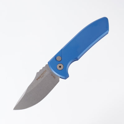 Pro-Tech Les George SBR Automatic - Blu Alum (2.5" S35VN SW) LG401