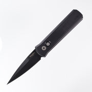 Protech Godson - Black Aluminum - DLC 154CM - 721